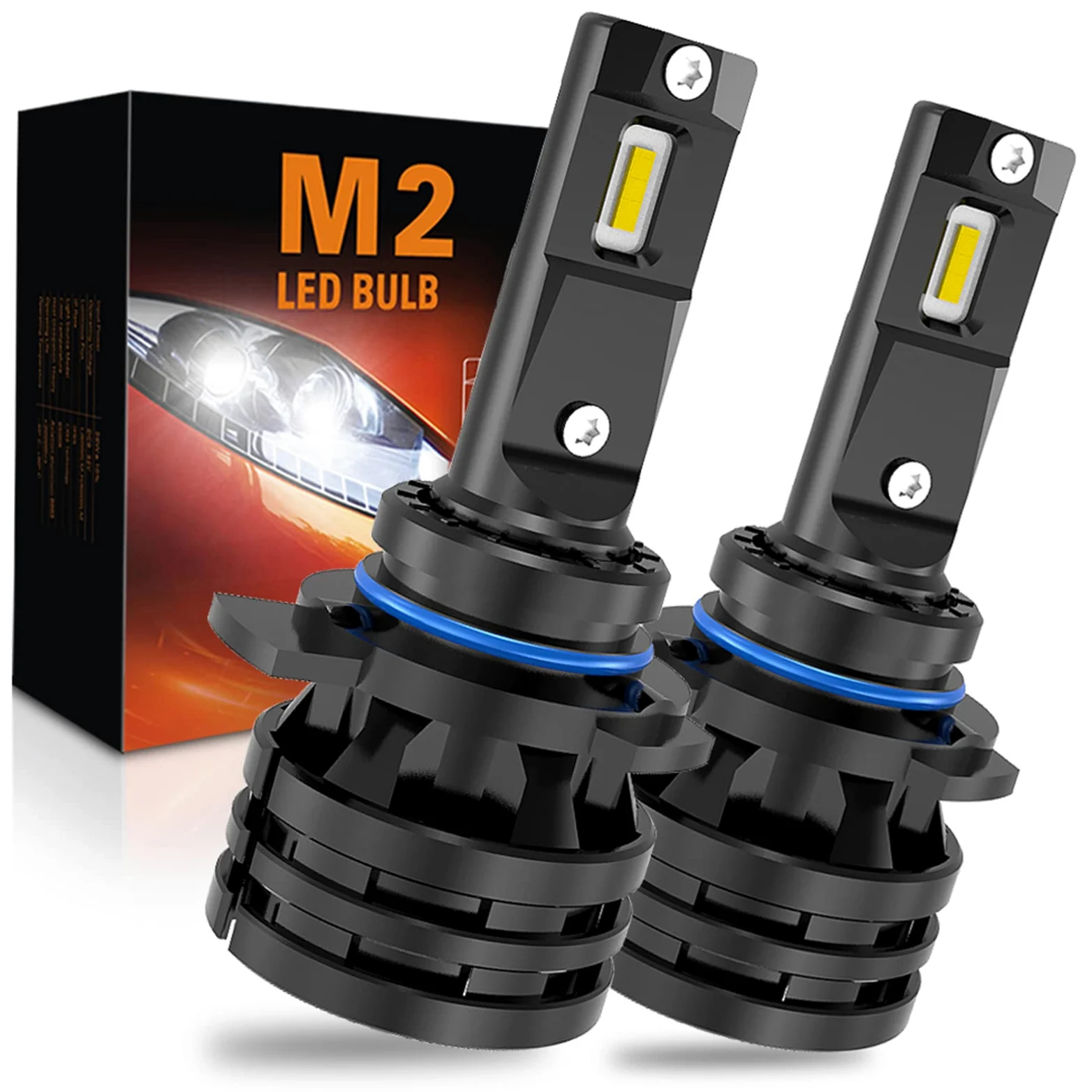 Bombillas LED, Kit LED De Alto Lúmenes, 60 W, 12000 Lúmenes, Kit De Conversión De Faros LED Superbrillantes, 6500 K, Blanco Frío, Resistente Al Agua IP68, Paquete De 2,H7