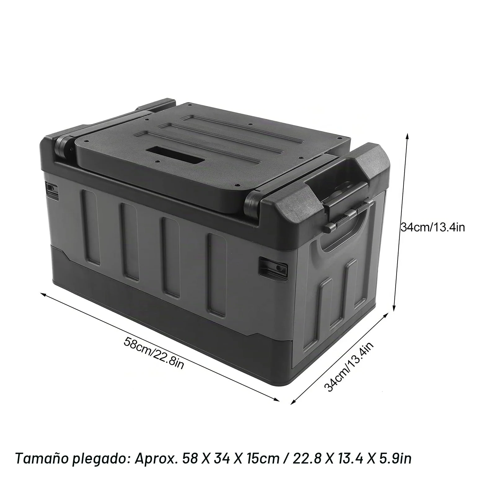 Ejoyous Organizador de maletero plegable para coche, contenedor de almacenamiento versátil para hogar y actividades al aire libre