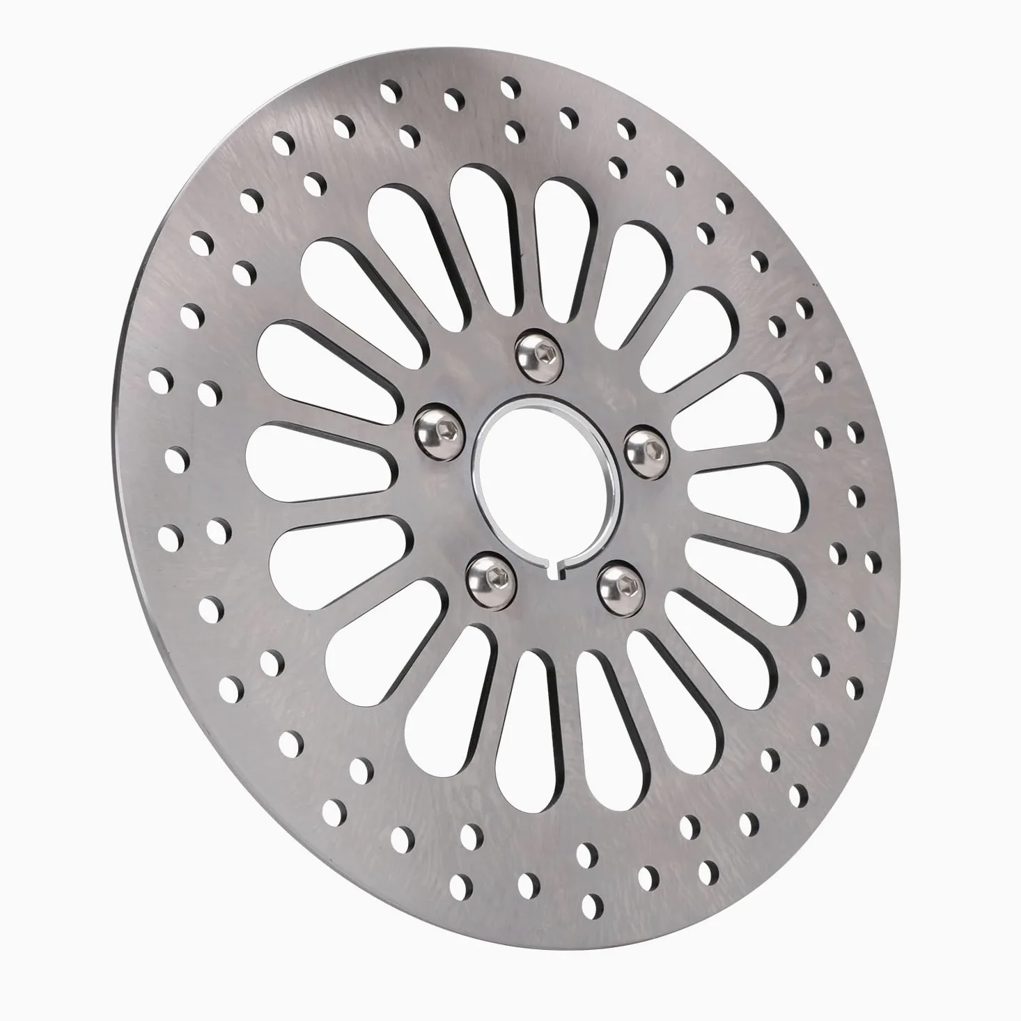 11,5" Discos Freno Delanteros Moto,Discos Freno Acero de Aleación para Touring Softail Sportster y Dyna 1984-2013 (excepto Touring 2008-2013)