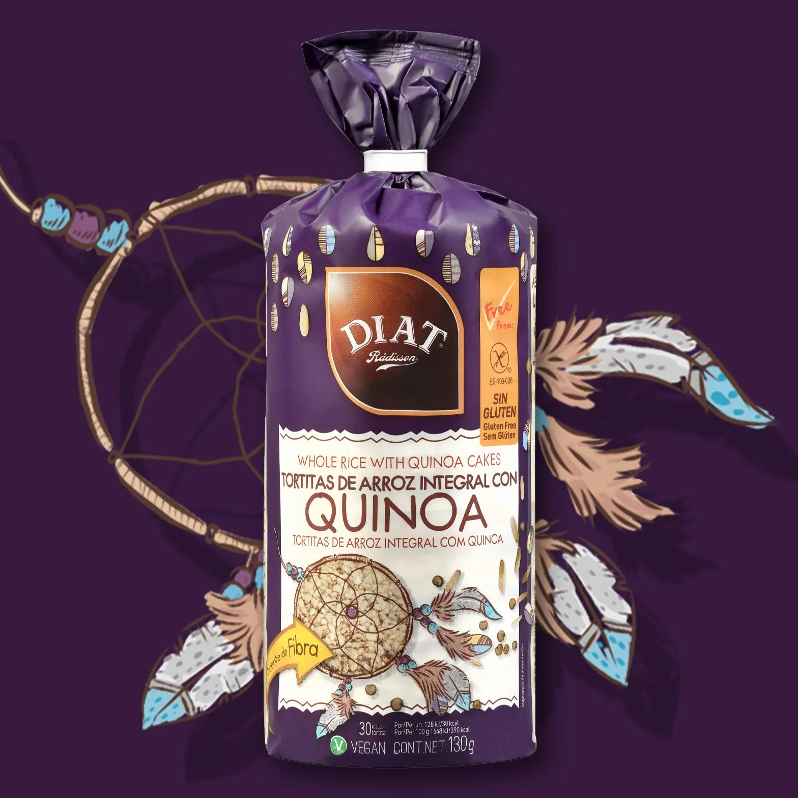 Diet Rádisson Tortitas De Arroz Integral Con Quinia 30 G