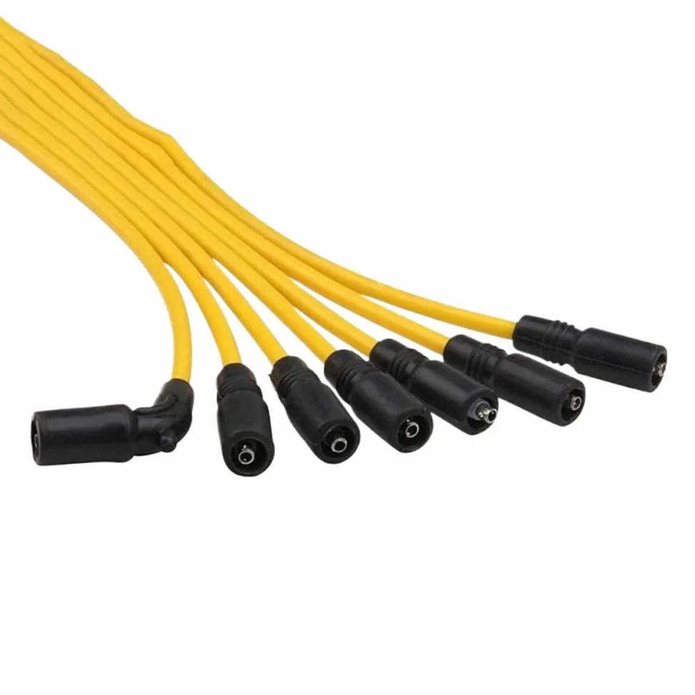 Kit de cables de encendido de bujía de coche, 7 Uds., 8MM, Compatible con V8 5.7L A65M