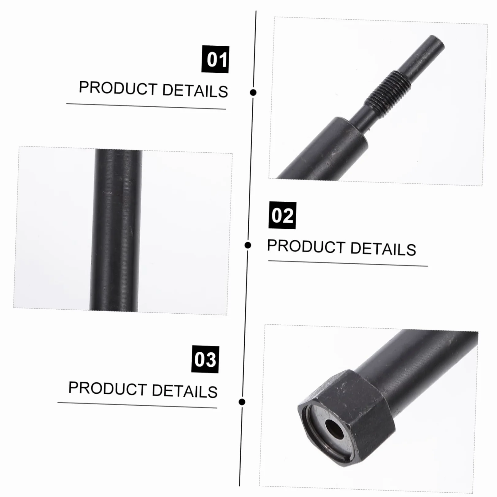 GARVALON Kit Extractor de Bujías Incandescentes Eléctricas, Herramienta de Reparación de Automóviles para Extracción de Electrodos Dañados, Tamaño 22 Mm, Uso Profesional para Taller