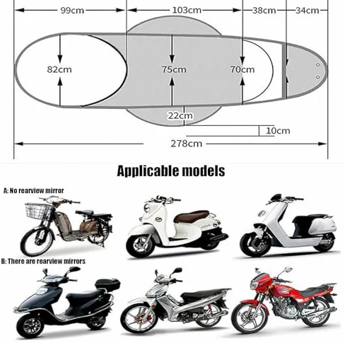 Toldo para sombrilla para scooter de motor, impermeable y cubierta de lluvia para scooters de movilidad, diseño totalmente cerrado y plegable
