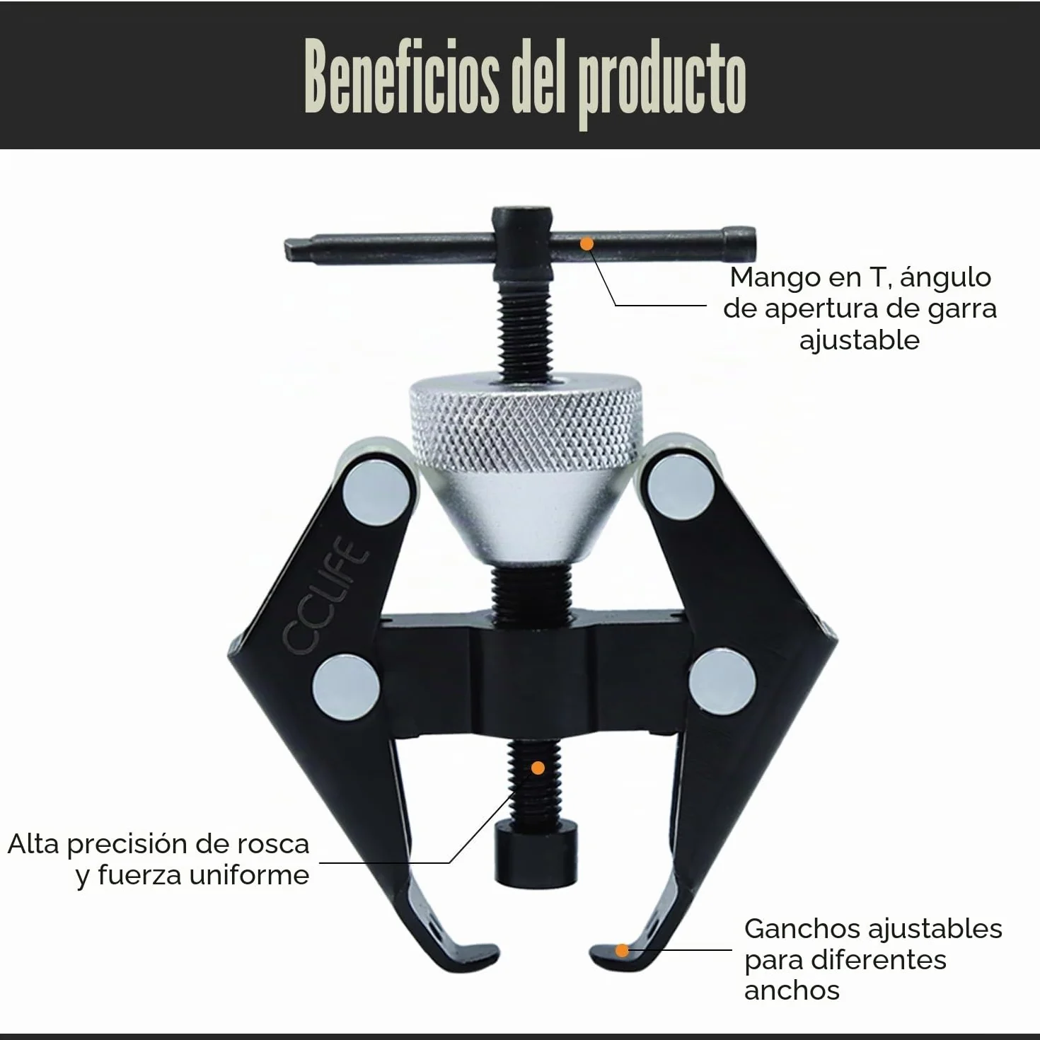CCLIFE 2 Unidades Limpiaparabrisas Brazo Extractor Universal Brazo Desmontaje Herramienta Ajustable