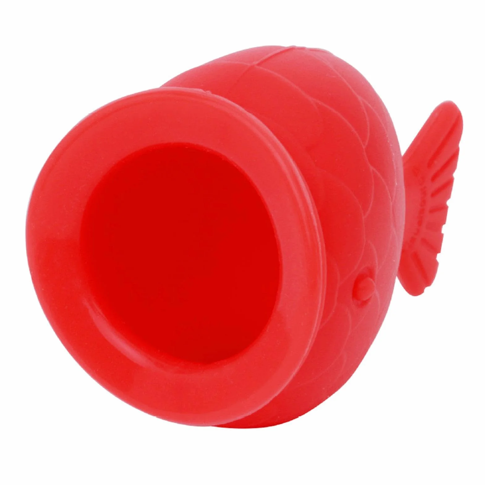 Relleno de labios de silicona con ventosa, potenciador portátil en forma de pez