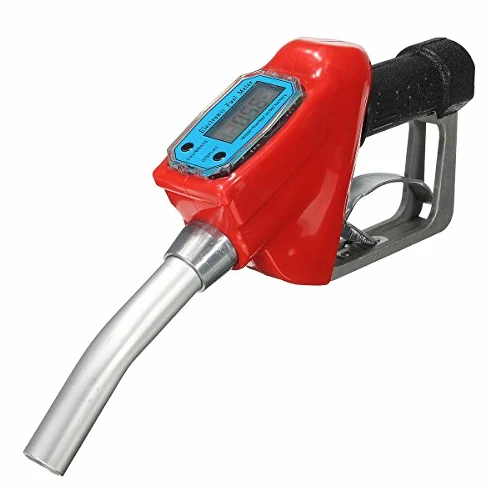 Auto Motocicleta Combustible Gasolina Petróleo Entrega Pistola 1 ' ' Dispensador De Boquilla con Medidor De Flujo