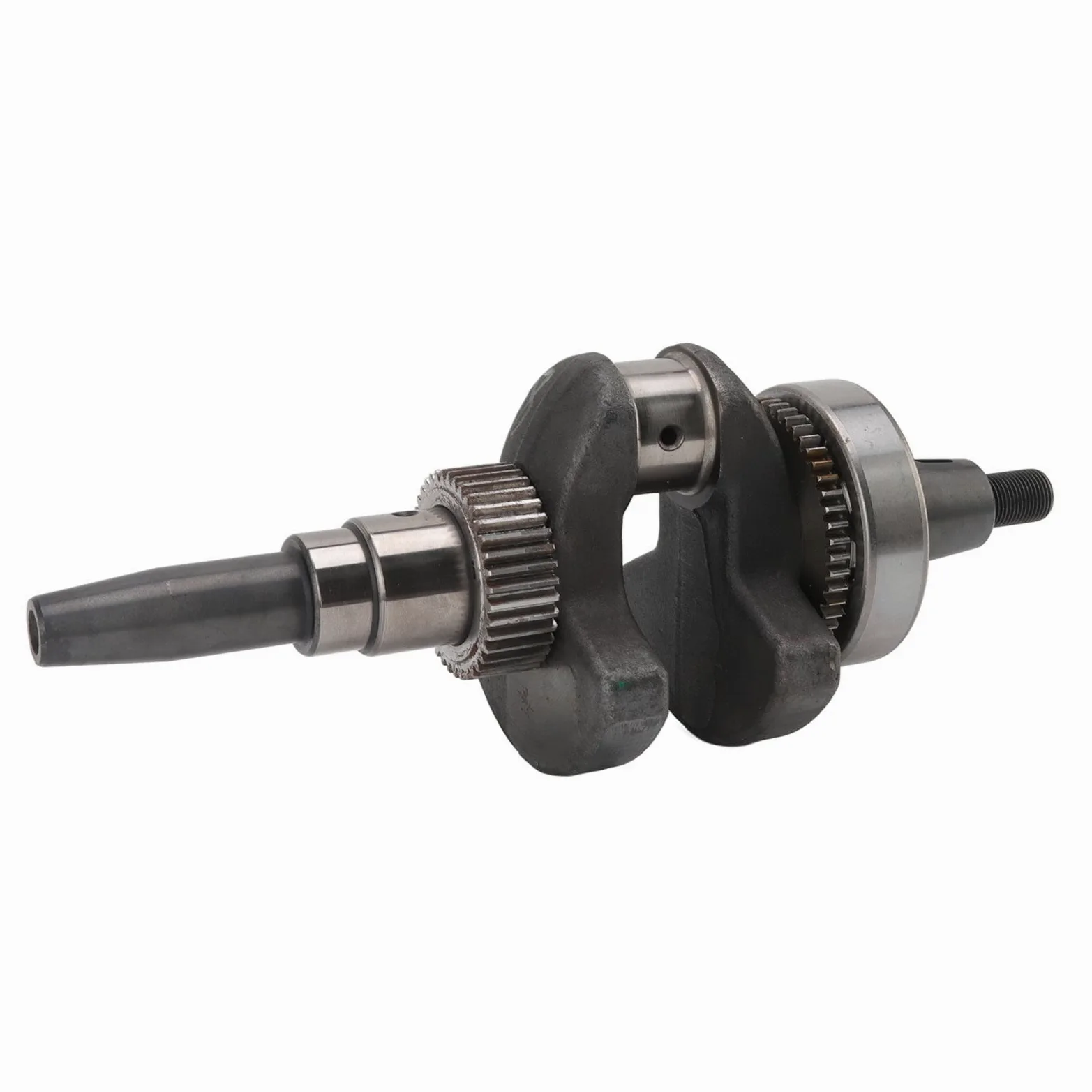 Conjunto de cigüeñal cónico de acero forjado de alta calidad, resistente al desgaste, con rodamiento 6308 de engranaje para generador 188F 5kw enfriador de aire de un solo cilindro