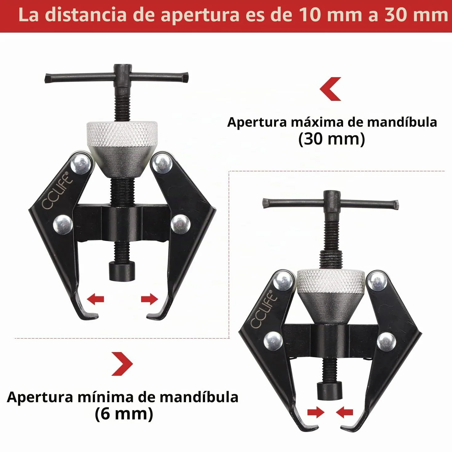 CCLIFE 2 Unidades Limpiaparabrisas Brazo Extractor Universal Brazo Desmontaje Herramienta Ajustable