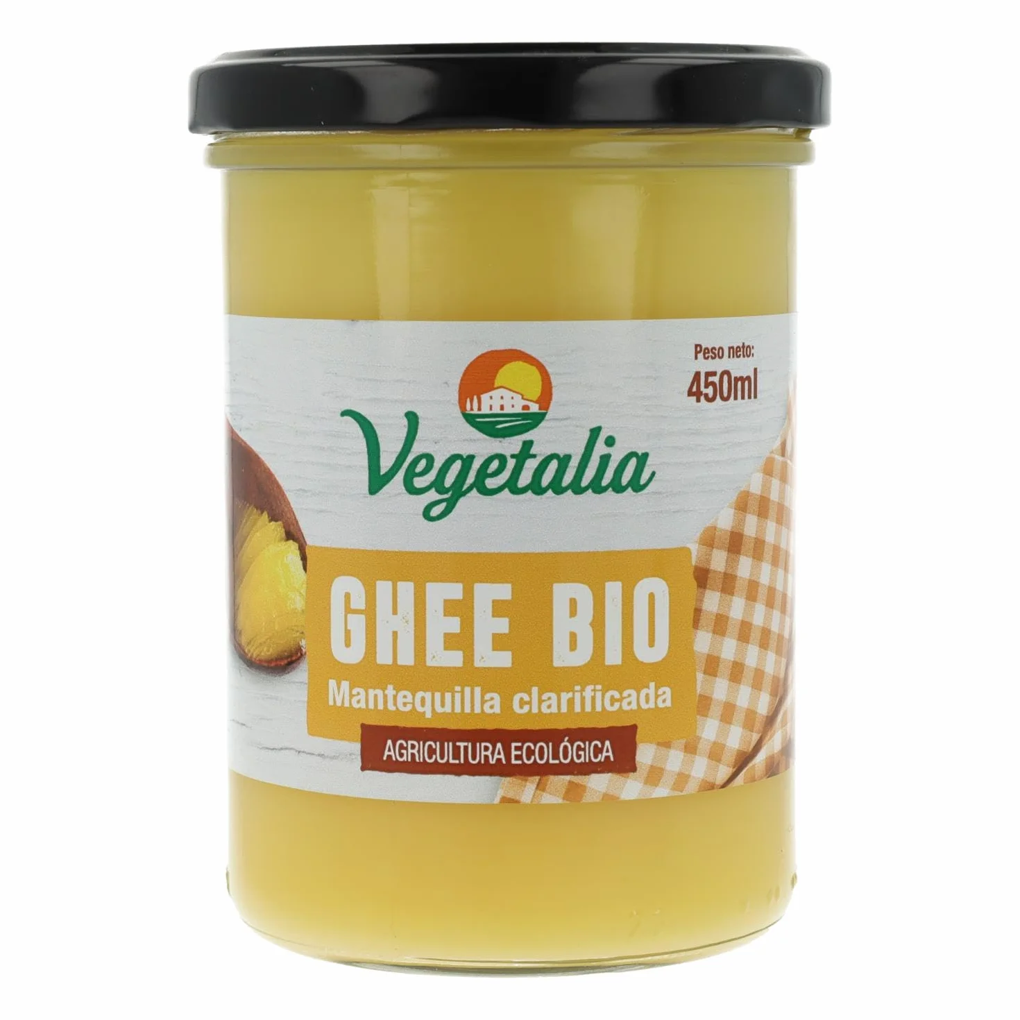 Vegetalia Mantequilla clarificada Ghee ecológica 450 gramos