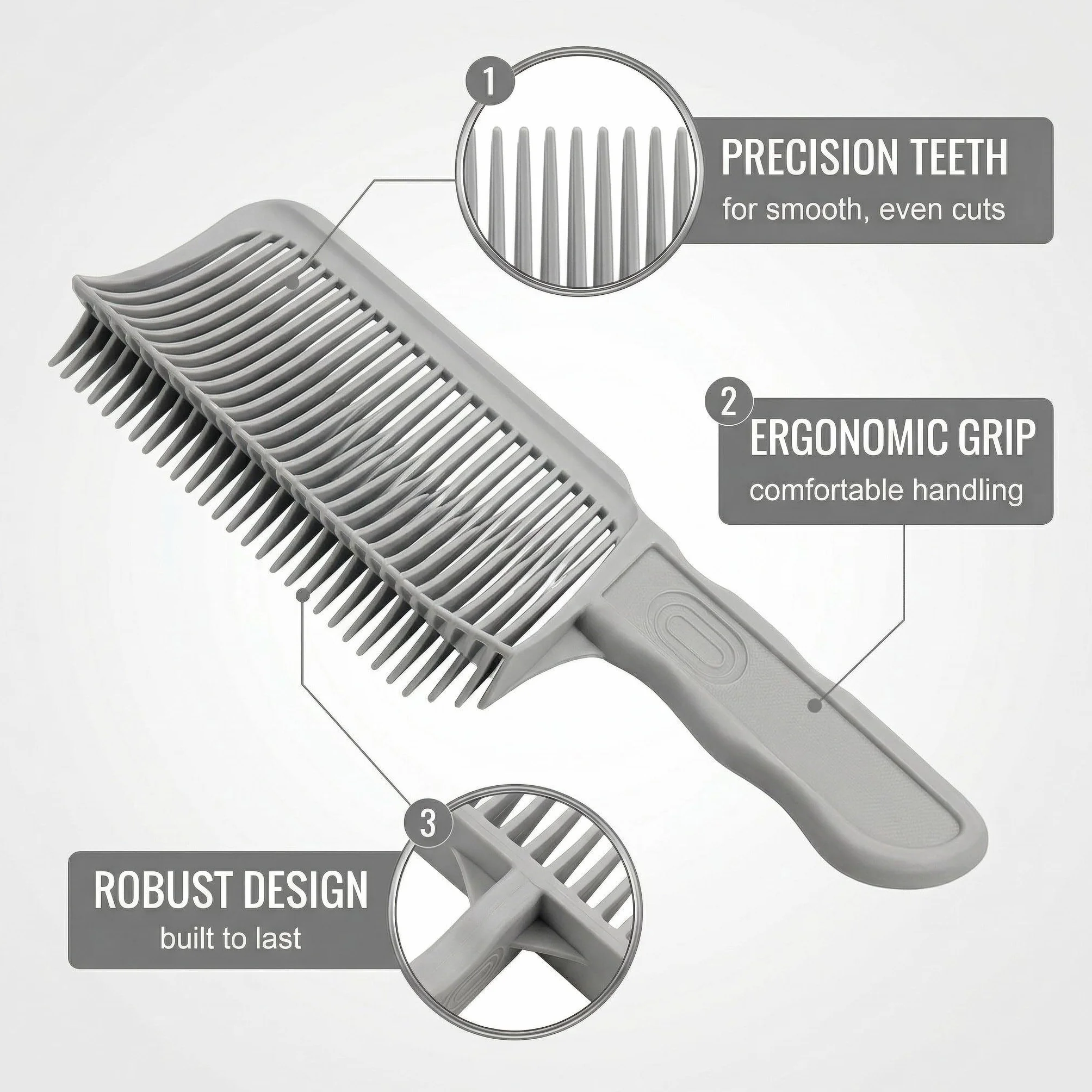 Banda De Corte De Pelo, Guía Para Corte De Pelo Curvado De Silicona, Plantilla De Afeitado Fácil Y Rápido, 4 Pcs