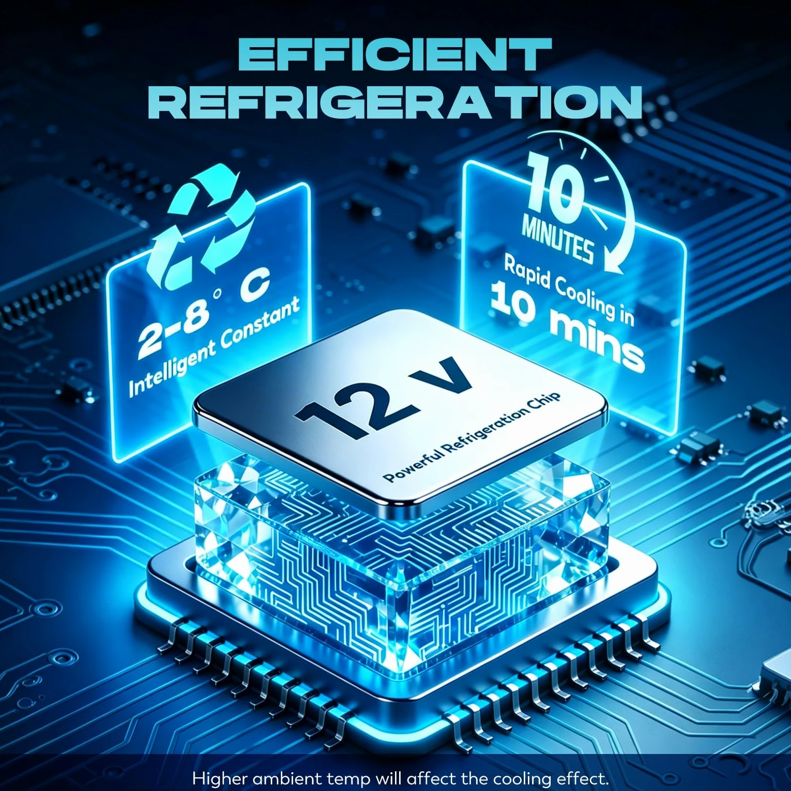 CGOLDENWALL Refrigerador de Insulina Portátil de Gran Capacidad 180 * 79 * 31mm, Nevera Medicamientos con 2-8℃ Temperatura Constante, Sistema de Alarma & Pantalla LED, para Coche, Hogar, Viaje
