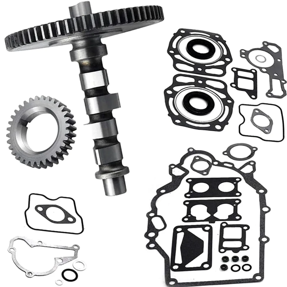 Kit de árbol de levas con engranaje recto y junta para motor Kawasaki FD620D, reemplaza 12044-0803 59051-2112 AM124510, juego de actualización de piezas de cortacésped resistente