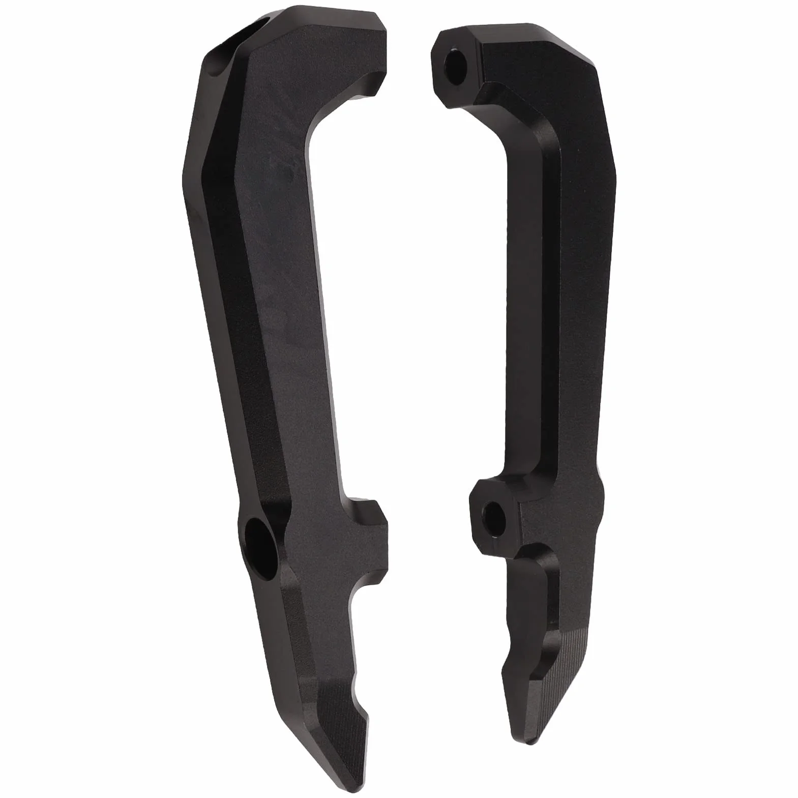 Asas de Agarre para Pasajero, Aleación de Aluminio, 2 Piezas, Barra de Agarre para Asiento Trasero de Motocicleta a Prueba de Viento para Modificación de Motocicleta (negro)