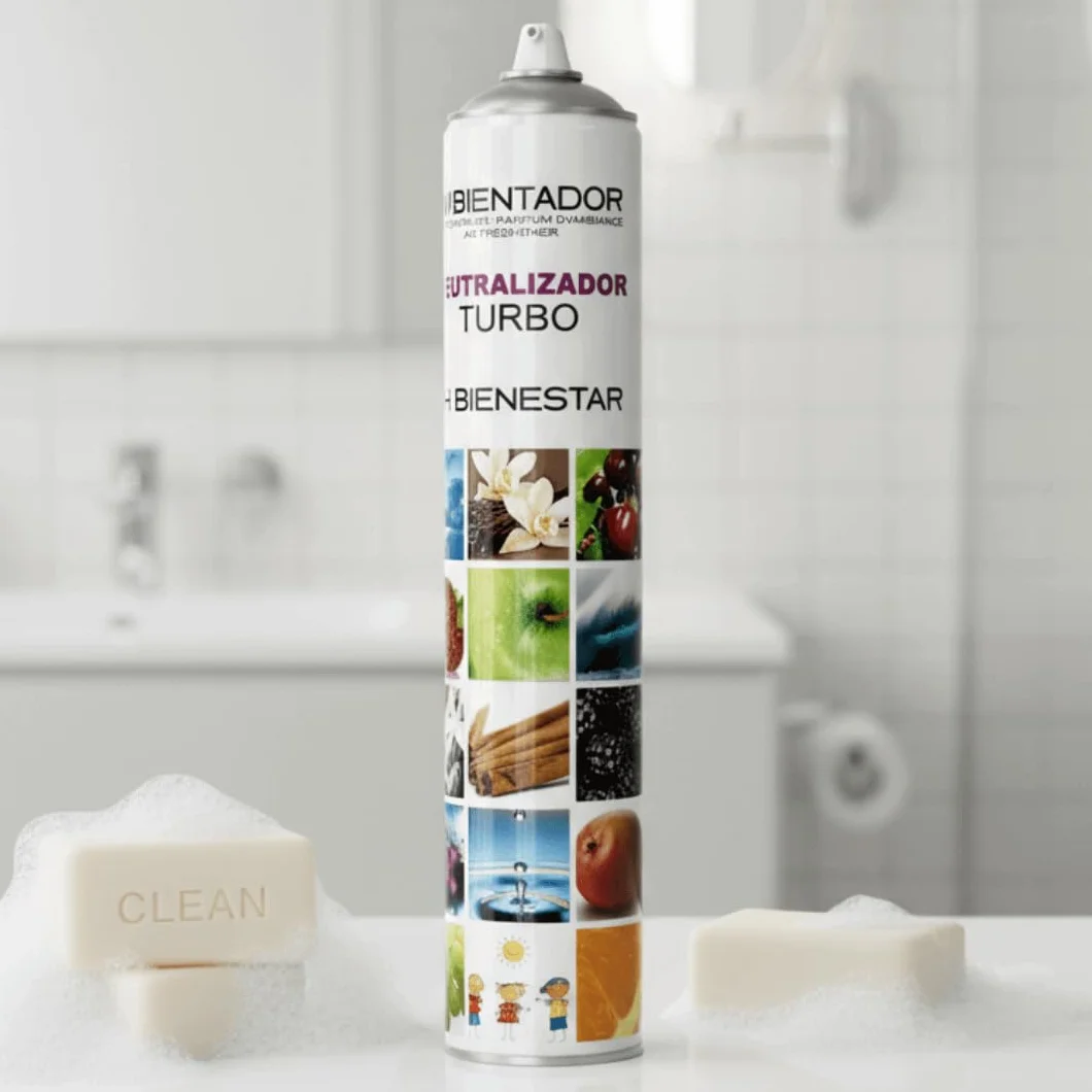Ambientador Profesional TURBO NEUTRALIZADOR 750 ml. Marofran, Hasta 24H | PH Bienestar, Elimina Olores, Muy Potente, Anti-Tabaco, Dura 24h