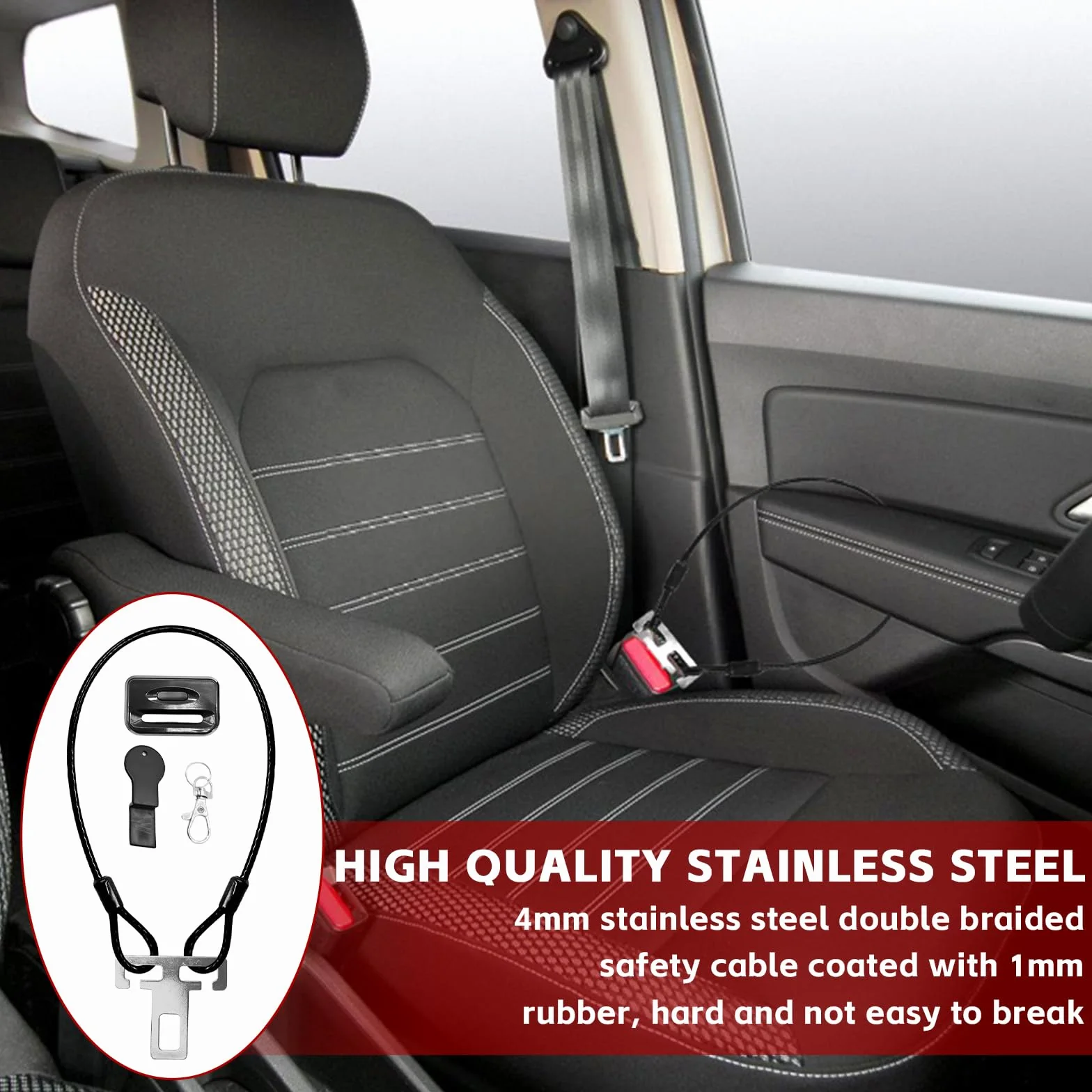Accesorios Antirrobo Para Autocaravanas,2 Piezas 60 cm Antirrobo Coche,Autocaravanas Y Coches,Bloqueo Volante Para Furgonetas,Ajuste Universal,Accesorios Para Caravanas De Camping