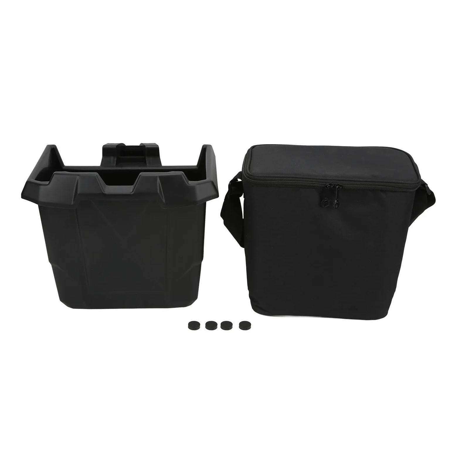 Caja de almacenamiento debajo del asiento 715003446 Compartimiento de almacenamiento debajo del asiento central ABS de gran capacidad 8L con bolsa para HD10 HD5 HD8