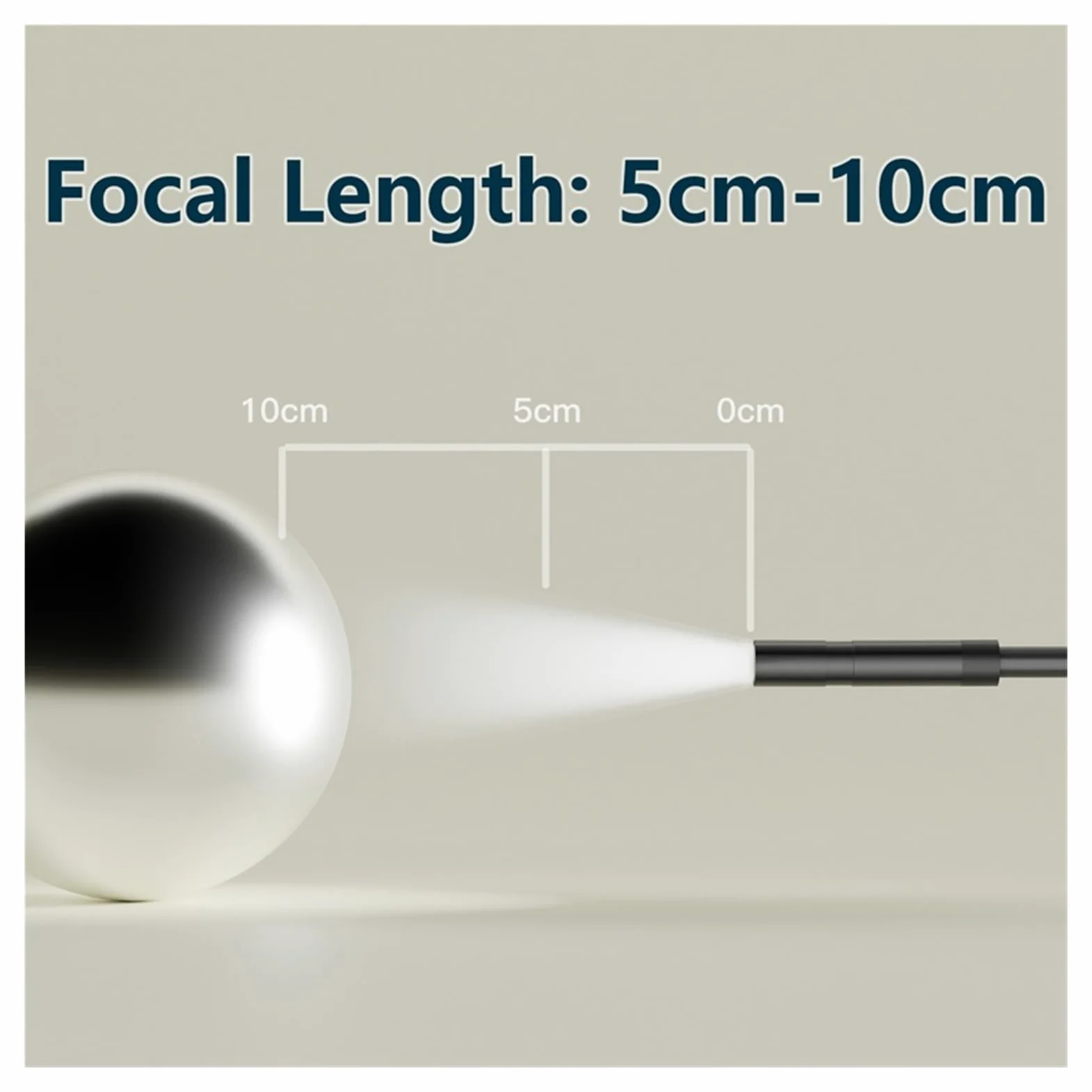 Endoscopio, Cámara endoscópica WiFi 1200P HD Lente Impermeable tubería inalámbrica inspección por boroscopio Industrial Coche(1m,Hard Cable)