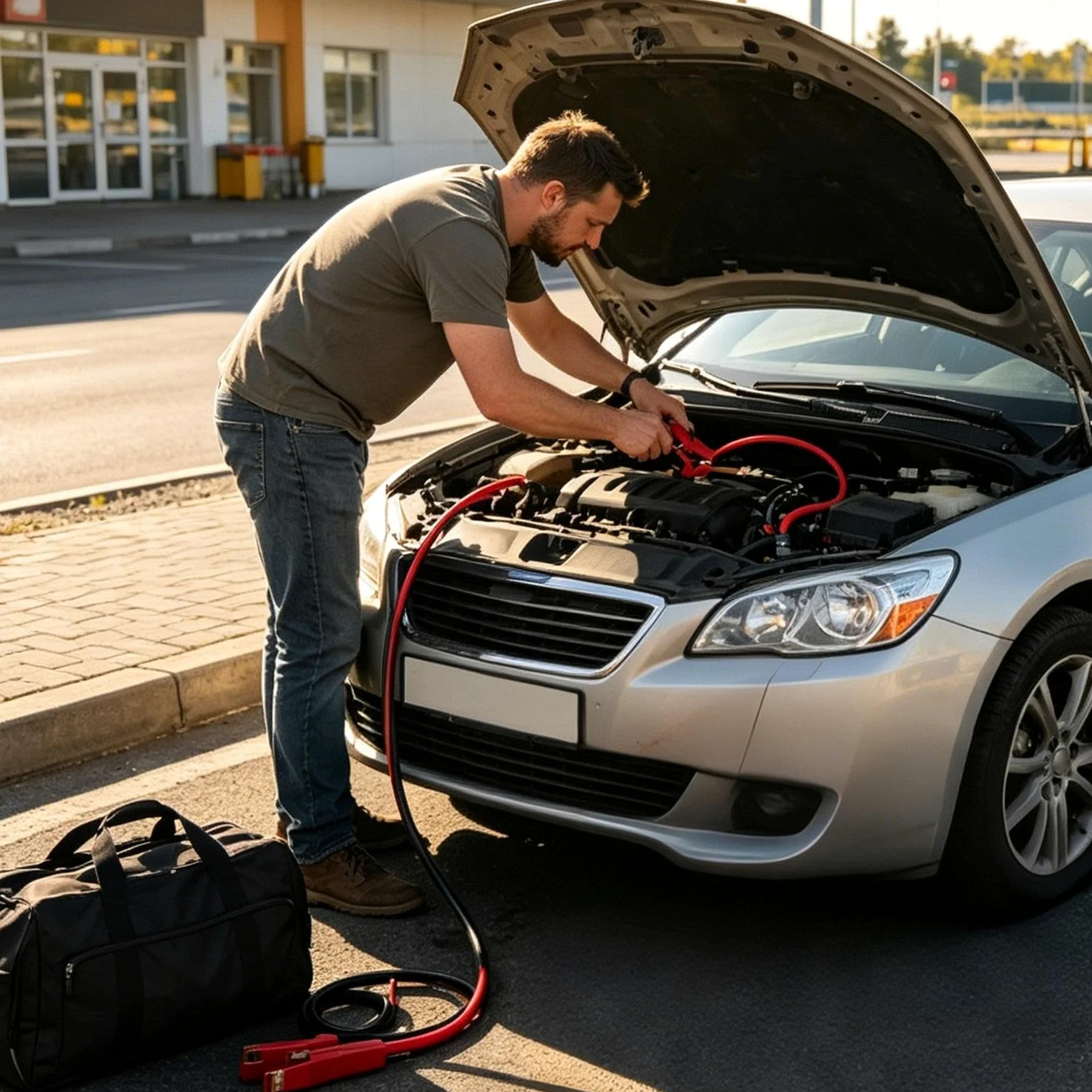 Cables De Arranque 20 Piezas De Repuesto Pinzas Y Cables De Arranque Para | Cables De Refuerzo De Batería De Automóvil Para Automóvil Coche Sedán SUV Pickup Camión Remolque Hogar Garaje Y