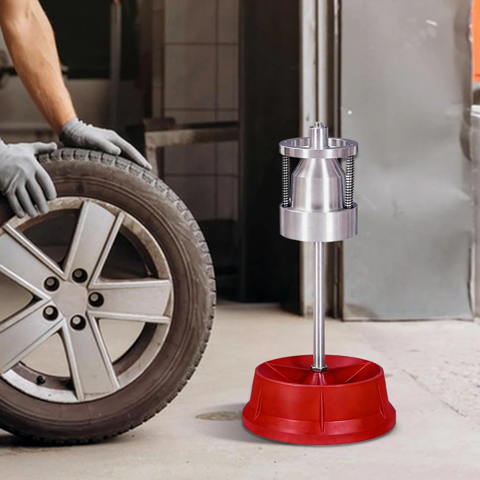 Equilibrador De Ruedas Manual Asistente Para El Mantenimiento De Neumáticos | Máquina De Equilibrado Con Nivel De Para Coches, Sedanes, Camiones, SUV, Monovolúmenes Y Pickups