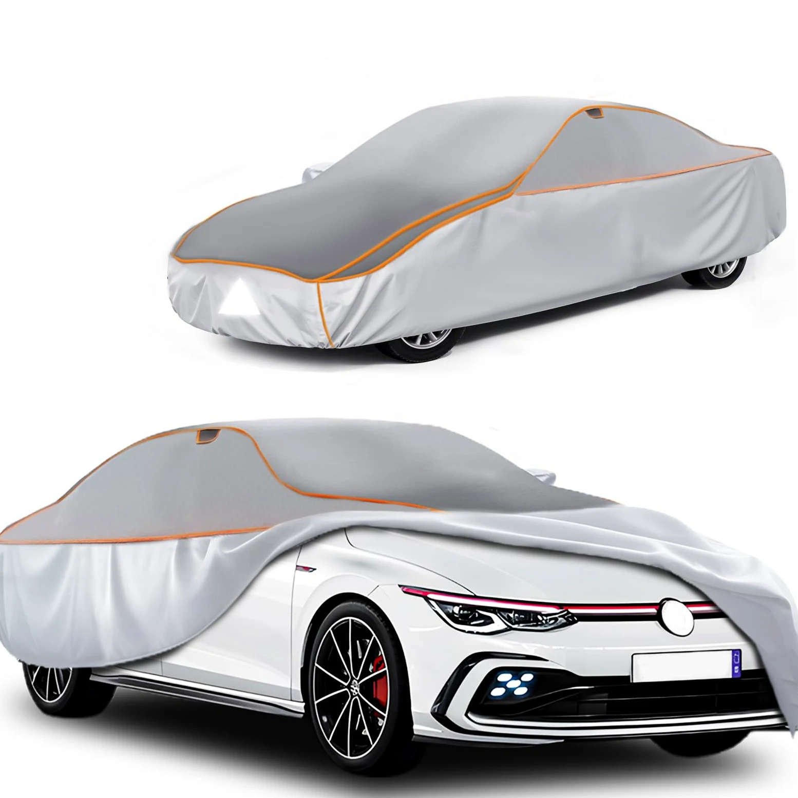 Funda Coche Exterior Antigranizo Cubierta Antigranizo 400 a 450 cm de Largo Funda Coche Antigranizo, Duradera Cubierta Anti Granizo.