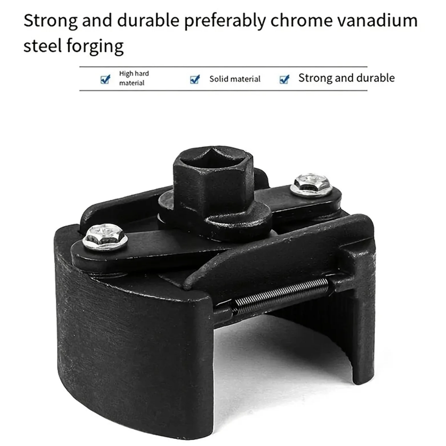 Llave Filtro Aceite Oil Filter Wrench | Adjustable Steel Spanner Removal Tool 60-80mm for Auto Truck