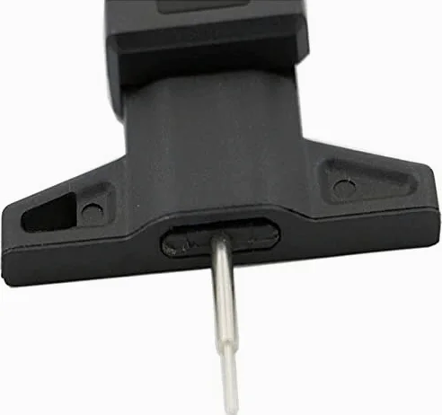 Medidor de Profundidad Digital Calibre Medidor de Profundidad de la Banda de Rodadura Medidor de Banda de Rodadura del neumático LCD for neumático de automóvil Herramienta de medición de 0-25,4