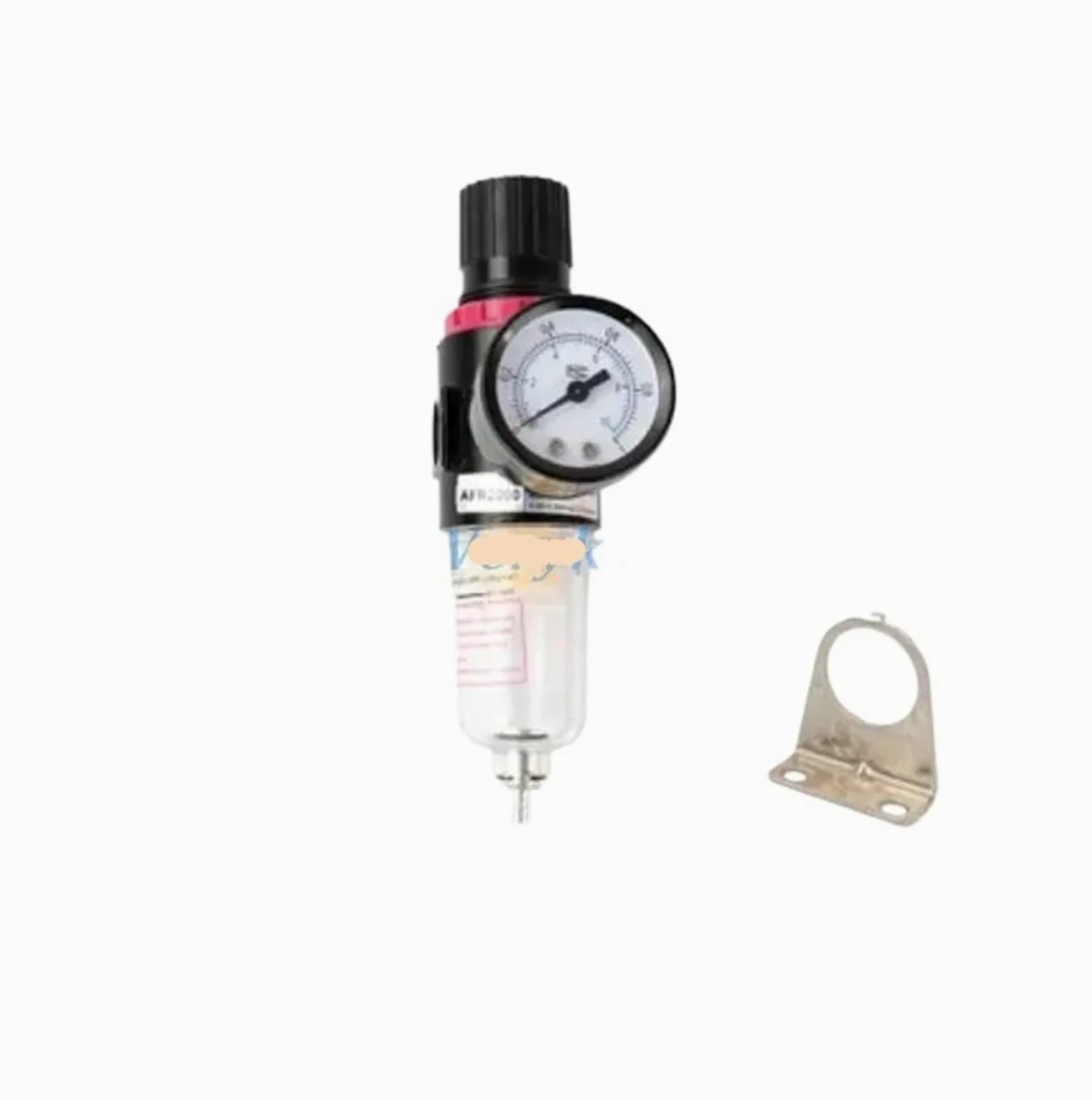 Compresor de aire neumático AFR2000, separador de aceite y agua, regulador de filtro de gas de 1/4 pulgadas, medidor de presión AFR-2000 (AFR2000, filtro de filtro)