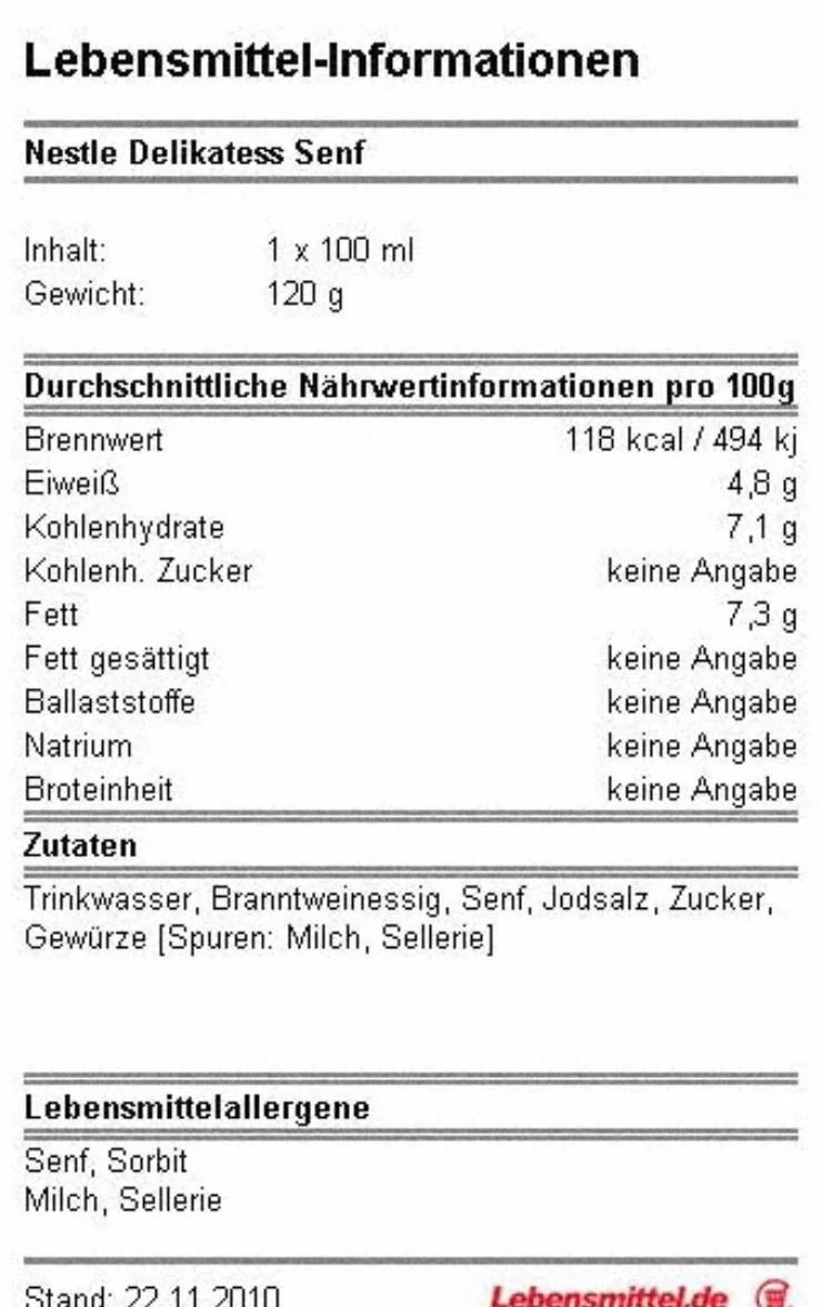 Thomy Gourmet mostaza de Alemania 100 ml