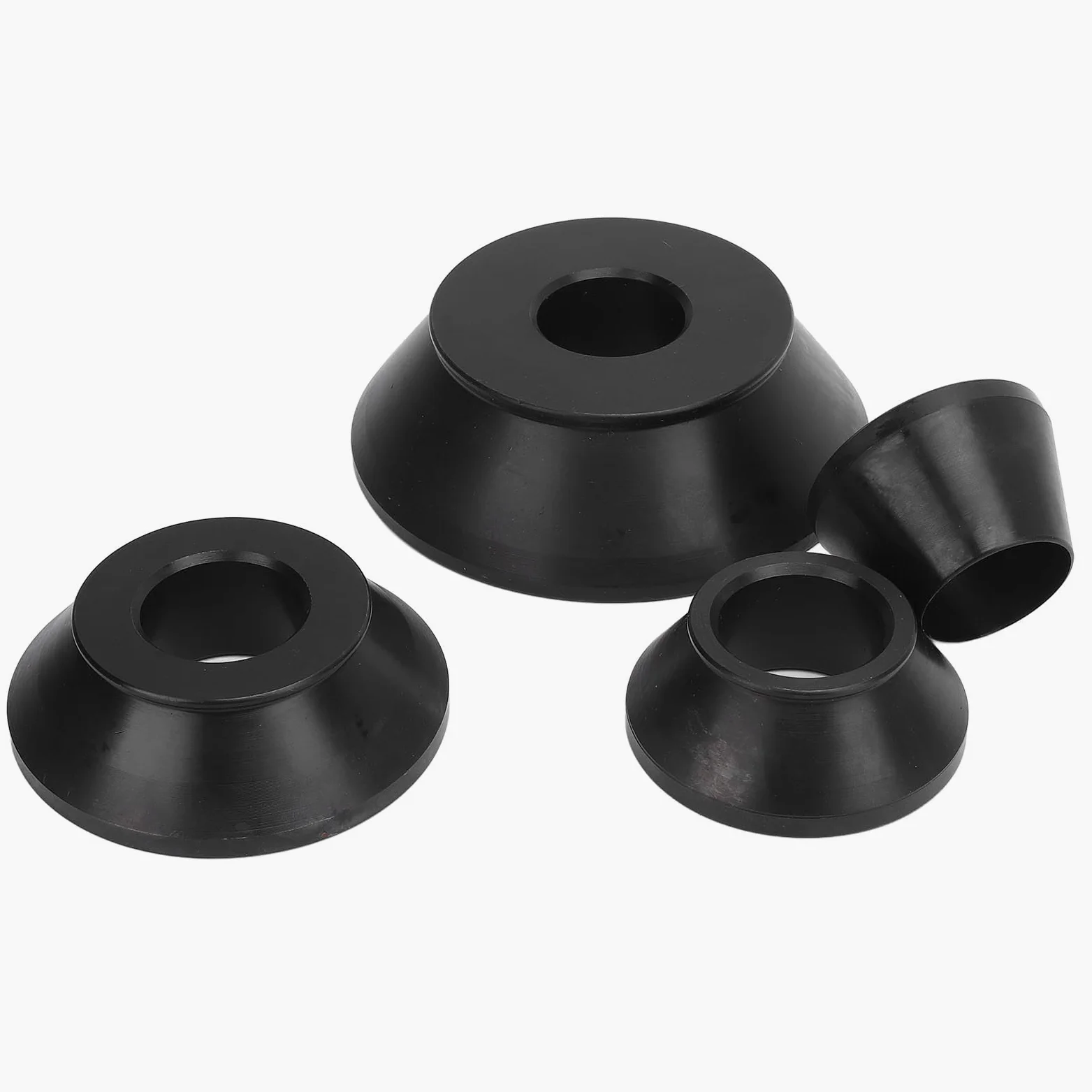 Conos Equilibradores de Ruedas, Kit de Conos de Metal para Caravana de Camión SUV con Eje de 38 Mm con Orificios para Cubo, Juego de de Equilibrio de Neumáticos Versátiles