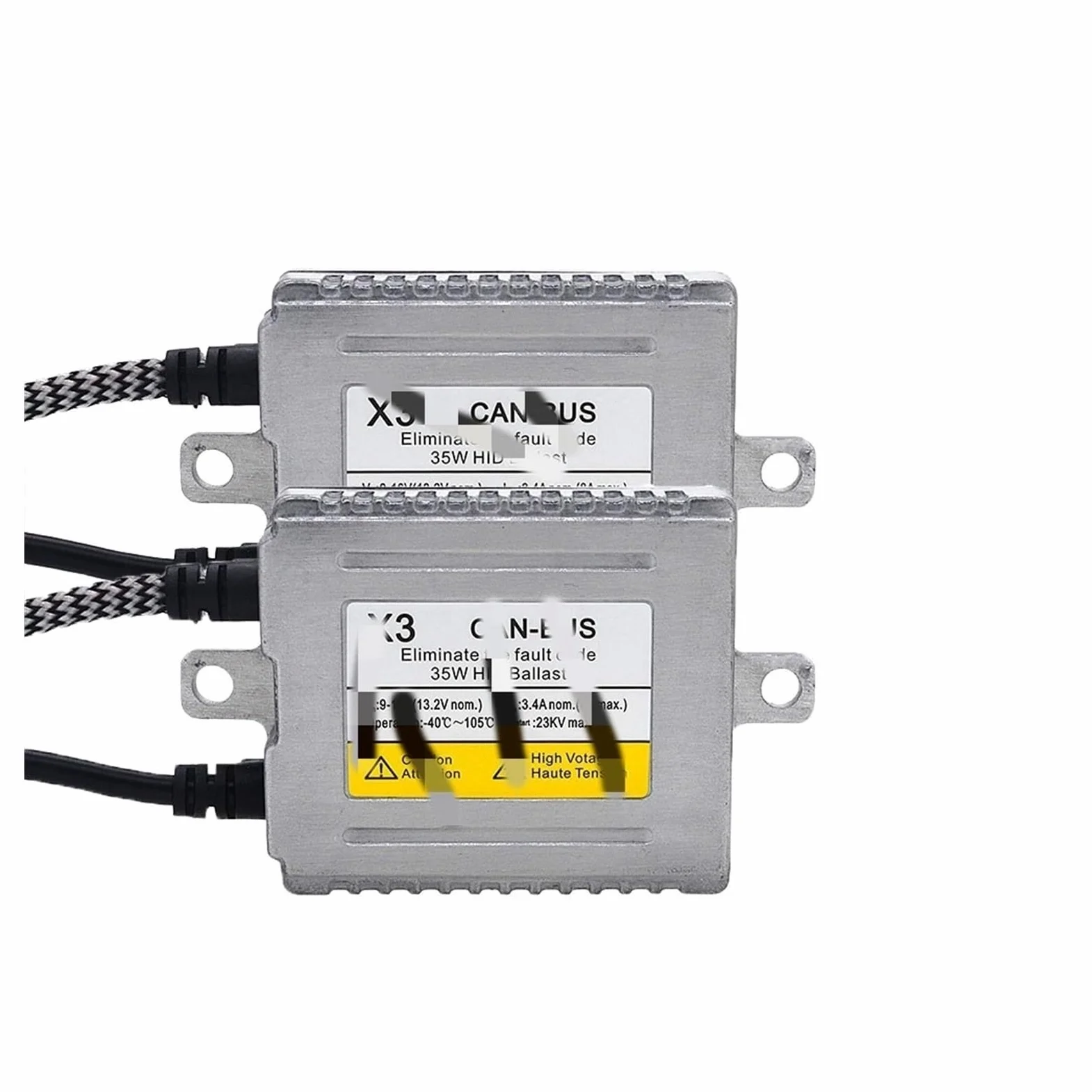 Kit de conversión HID con balasto 2para Uds Brillo rápido 35W para AC para Kit de xenón Canbus balasto DLT X3 para H4 H7 H1 9005 9006 Bombilla Faro Accesorios de Coche
