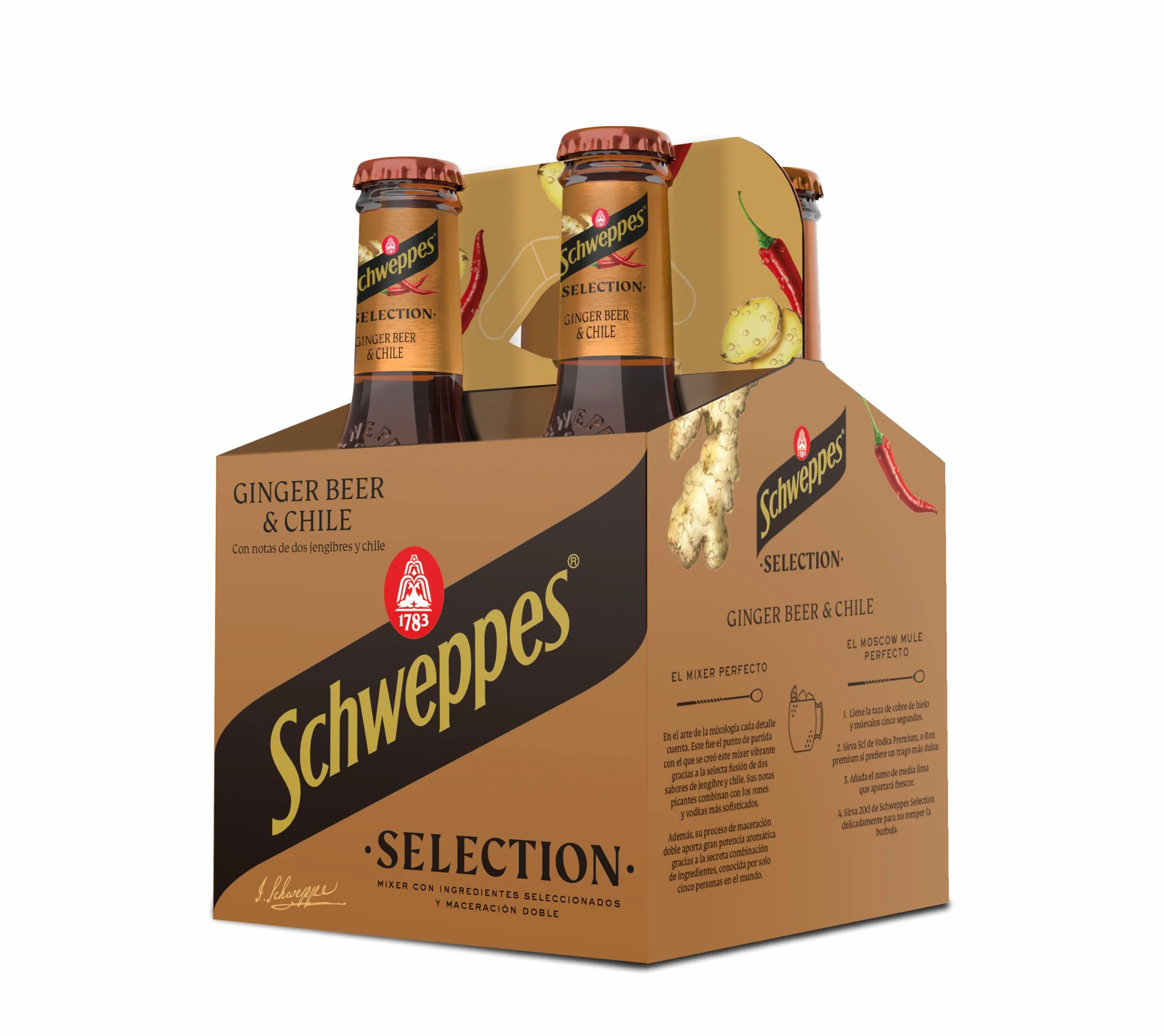 Schweppes Selection Ginger Beer Pack 4x20cl