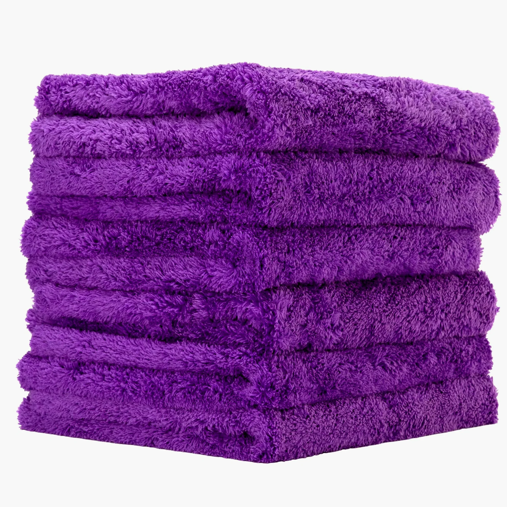 PROJE' PurplePRO - Toalla de secado de microfibra púrpura para automóviles, paño de limpieza ultra absorbente, toalla de detalles exteriores e interiores de automóviles, 500 g/m², 16 x 16 pulgadas