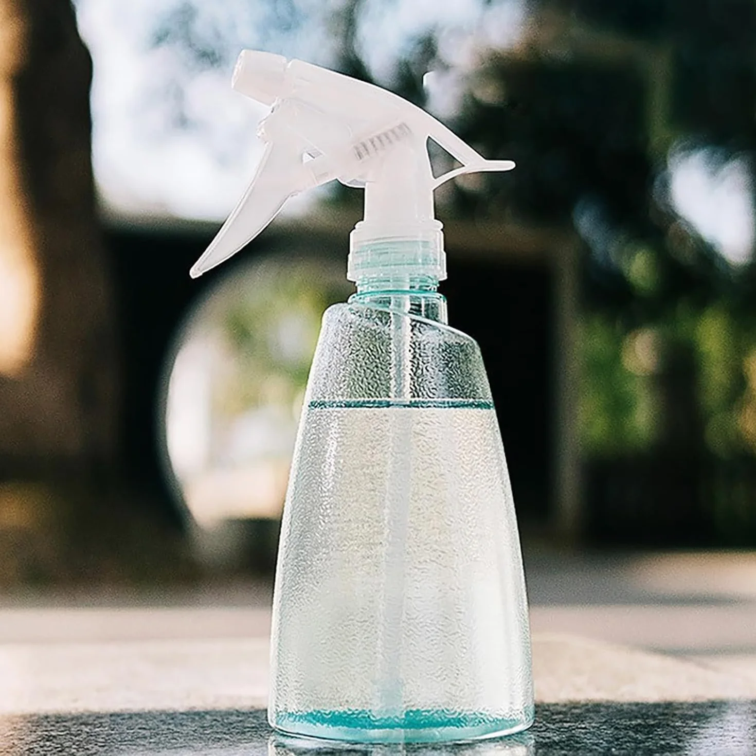 Alfven Pulverizadoras de Agua 500 ml 3 Botellas Atomizador de Plástico Reutilizable Spray Transparente para Limpieza