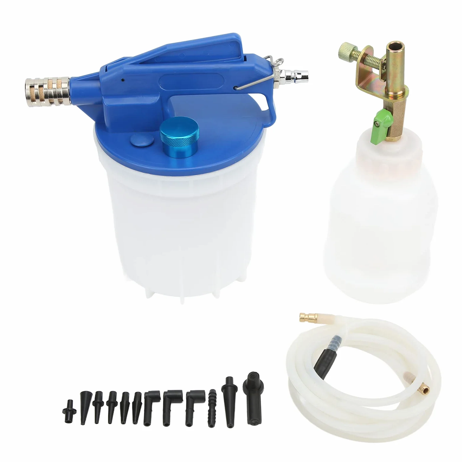 Kit de purga de líquido de frenos neumático, Extractor de aceite de transmisión al vacío de 2L