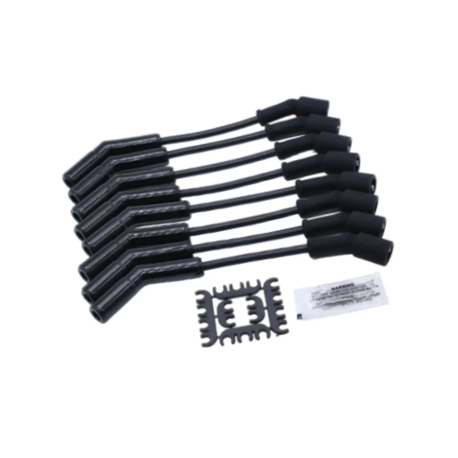 Juego de Cables para bujías, Accesorio Profesional, Resistente y práctico para ensamblar. Conectores de bujías, Kit de Cables de Encendido, Piezas de Repuesto.