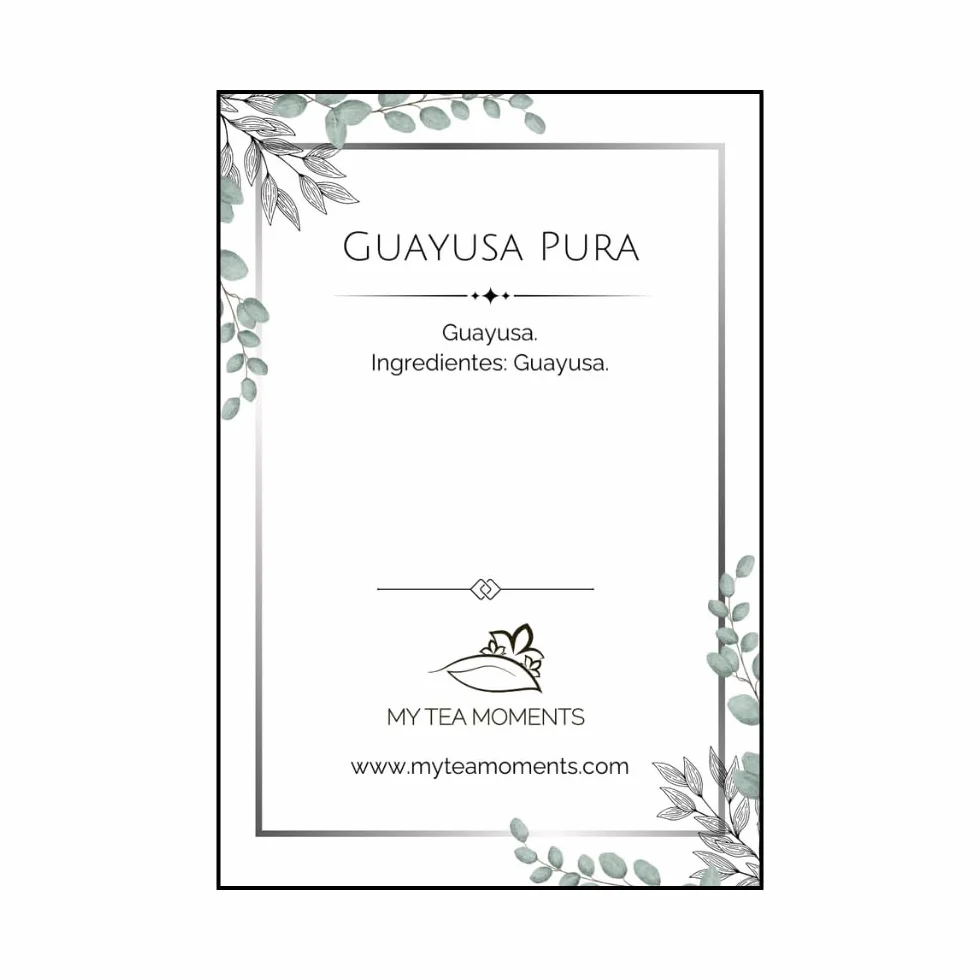 Infusión Guayusa Pura a Granel My Tea Moments 200g Antioxidante Energizante