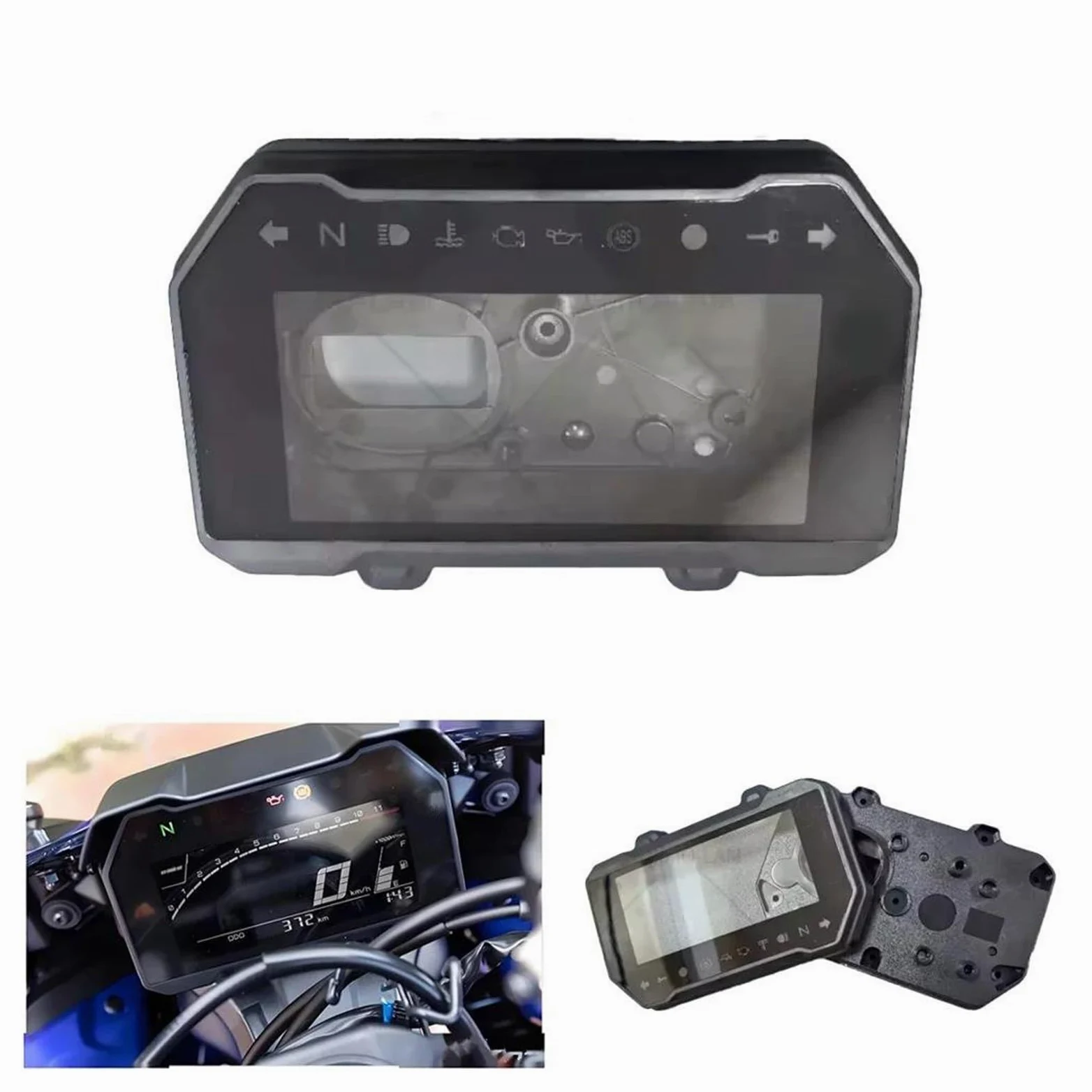 Funda Salpicadero Moto Para Yamaha YZF-R7 YZF R7 2022-2025 | Cubierta Para Velocímetro Panel De Instrumentos Protector Tacómetro Para Motocicleta