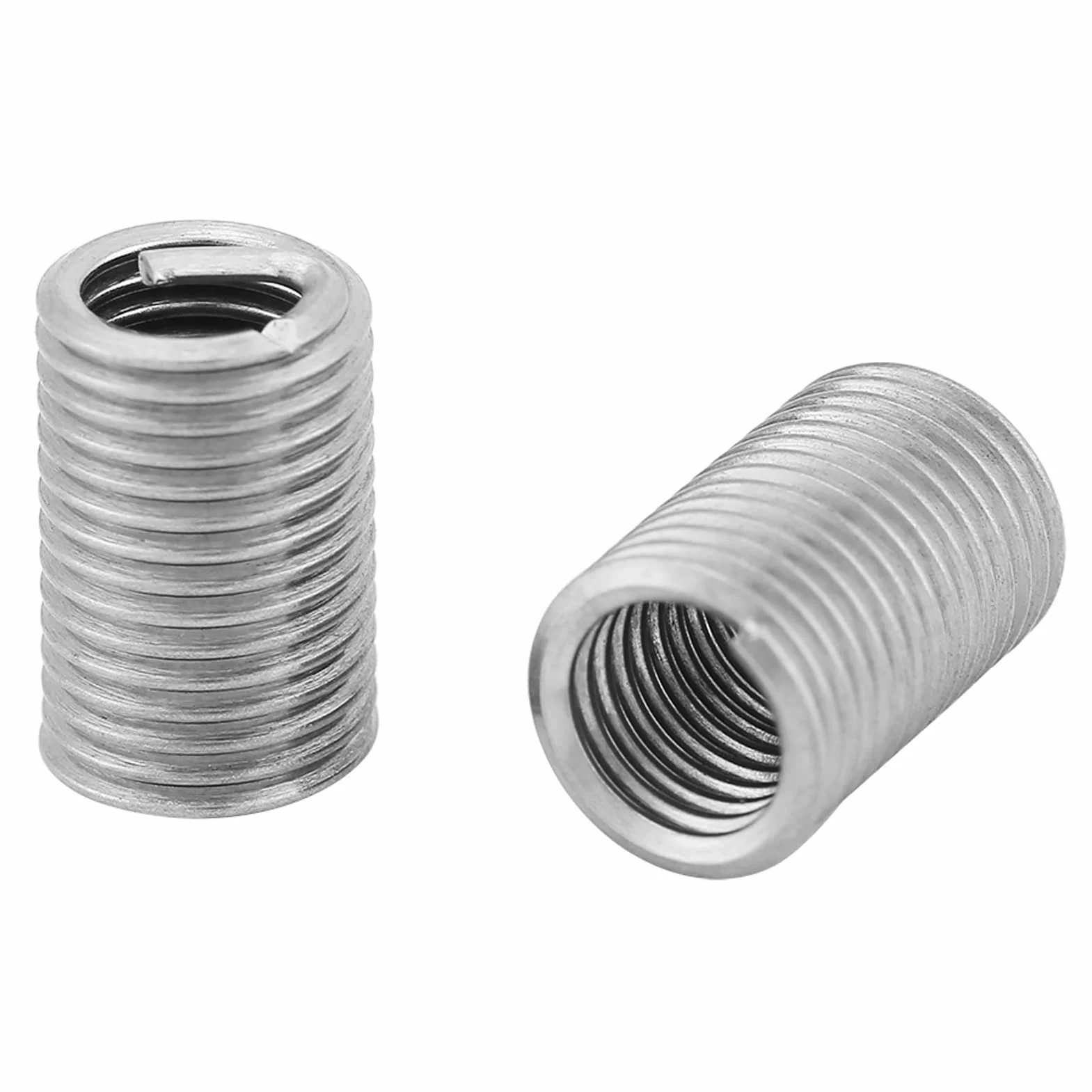 6Mm Helicoil Bits M6 X 1.0 Helicoil Kit Acero Inoxidable 304 50 Piezas Acero Inoxidable Ss304 Alambre en Espiral Rosca de Tornillo Helicoidal Insertos M6 X 1.0 X 3D Longitud