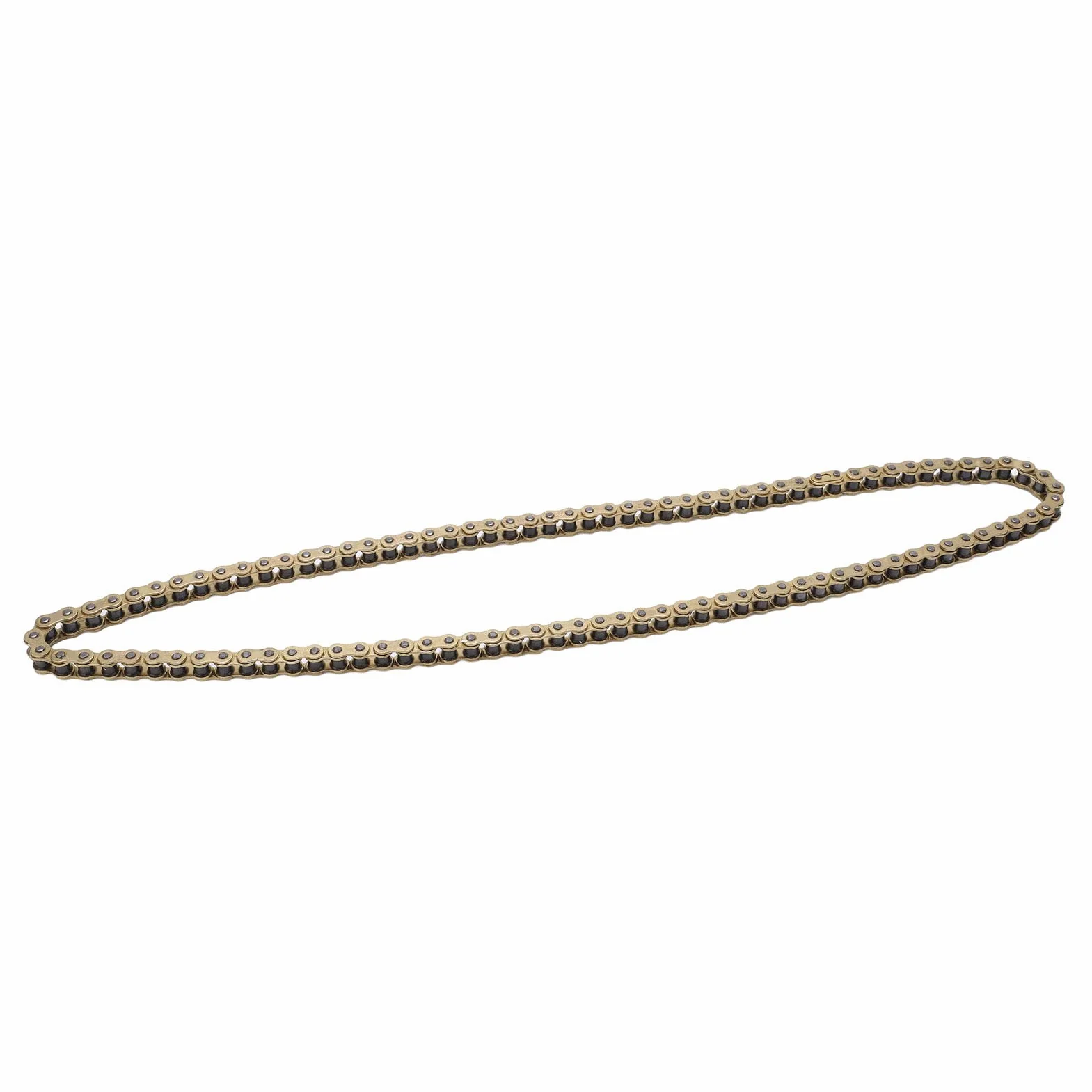 Buachois Cadena de Transmisión de Motocicleta 428, Cadena de Motocicleta de Acero Al Carbono Dorado de 104 Eslabones para Actualización de Reparación de Motocicleta ATV