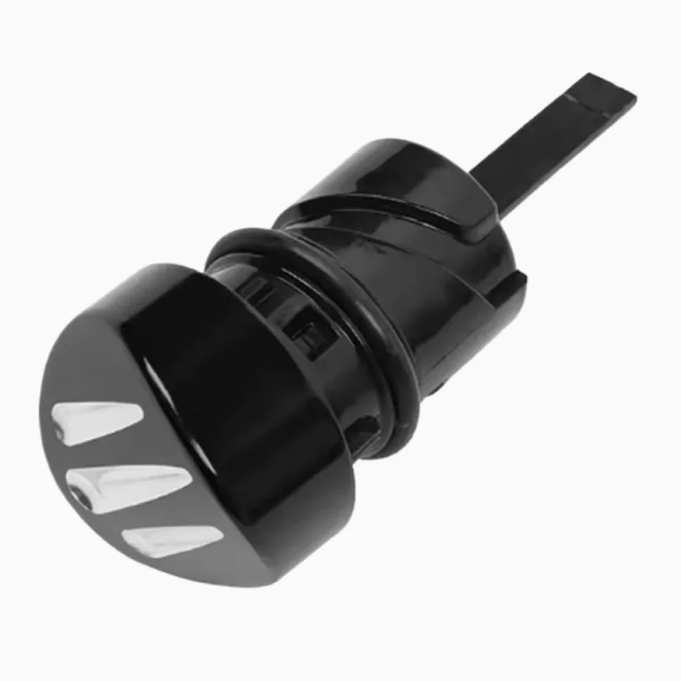 Tapón de tanque de aceite con varilla medidora compatible con Harley Davidson Sportster 1200 883 XL1200 XL883 XR XR1200 2004-2022(Black)