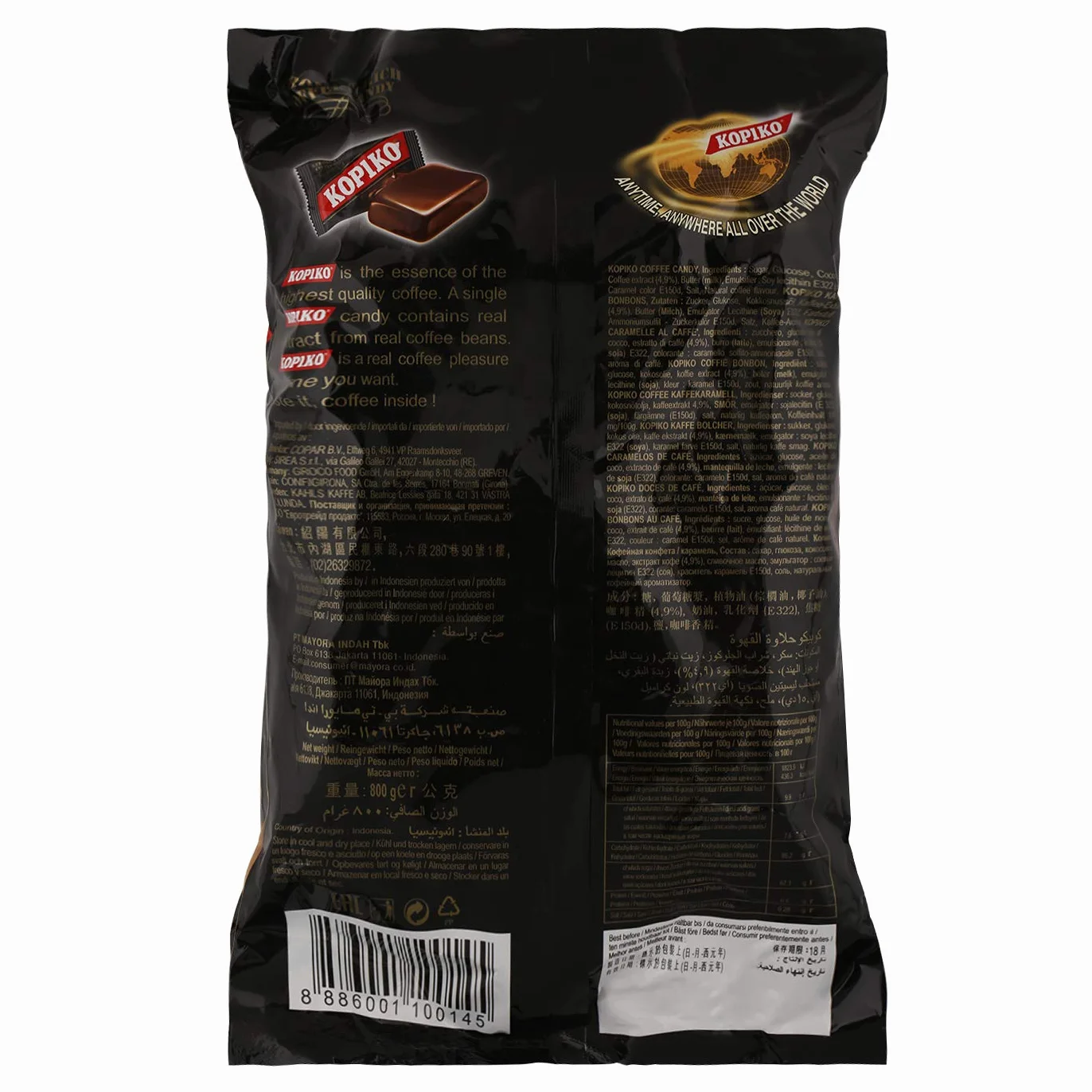 Kopiko Caramelo Café 800 gr
