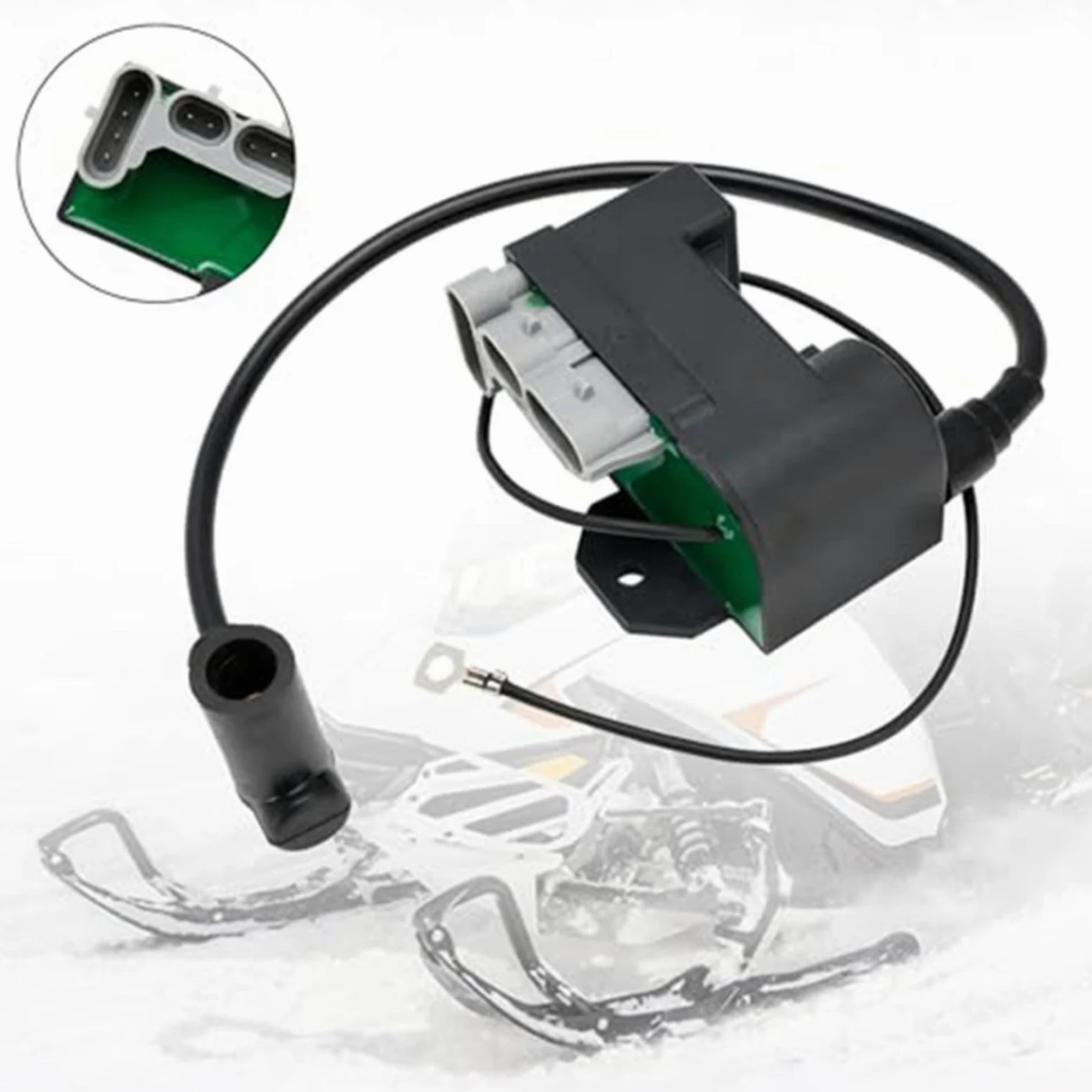 Bobina de encendido, módulo calibrado, accesorios para cortacésped, pruebas de alto rendimiento, construcción resistente al óxido, material de polipropileno, se adapta a SKI-DOO para TUNDRA