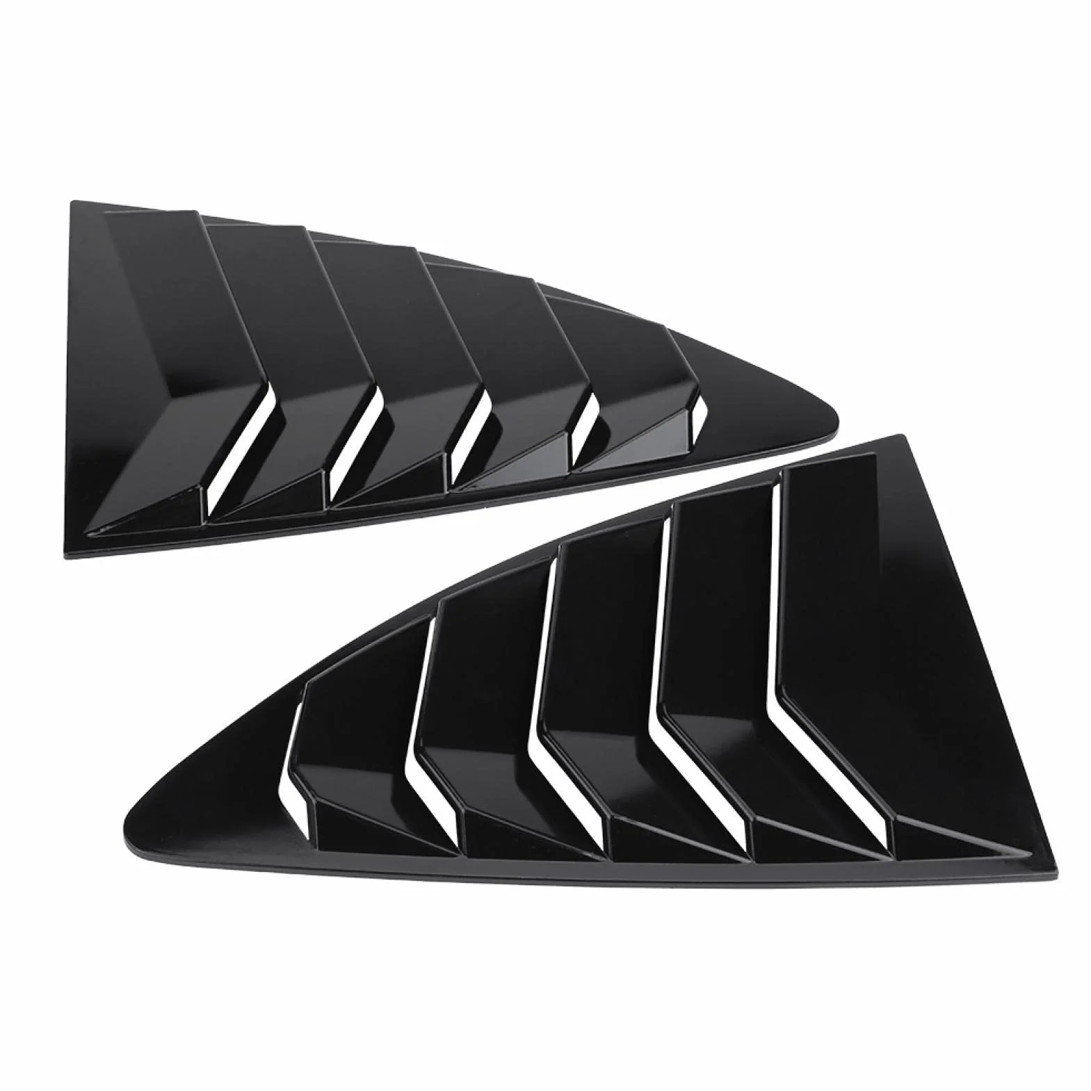 1 par de molduras de Cubierta de ventilación de persiana de Ventana Lateral para para 86 / -S para 13-18 Negro Q2p183
