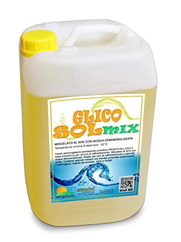 Propilenglicol listo para usar en paneles solares e instalaciones alimentarias. Mezcla al 50% con agua desmineralizada (20 litros).