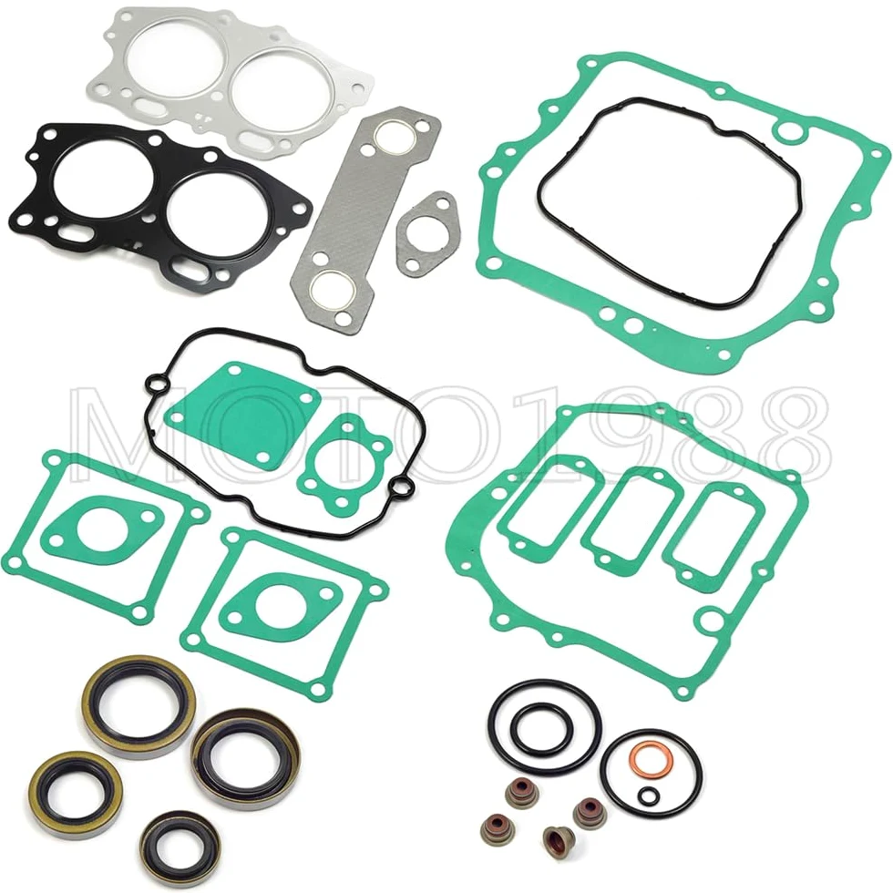 Piezas de cilindro moto Junta de 0,25mm, retenedores de resorte de escape de entrada, retenedores de válvula aptos para Fuji Robin 299 EH29C Kit de cilindro