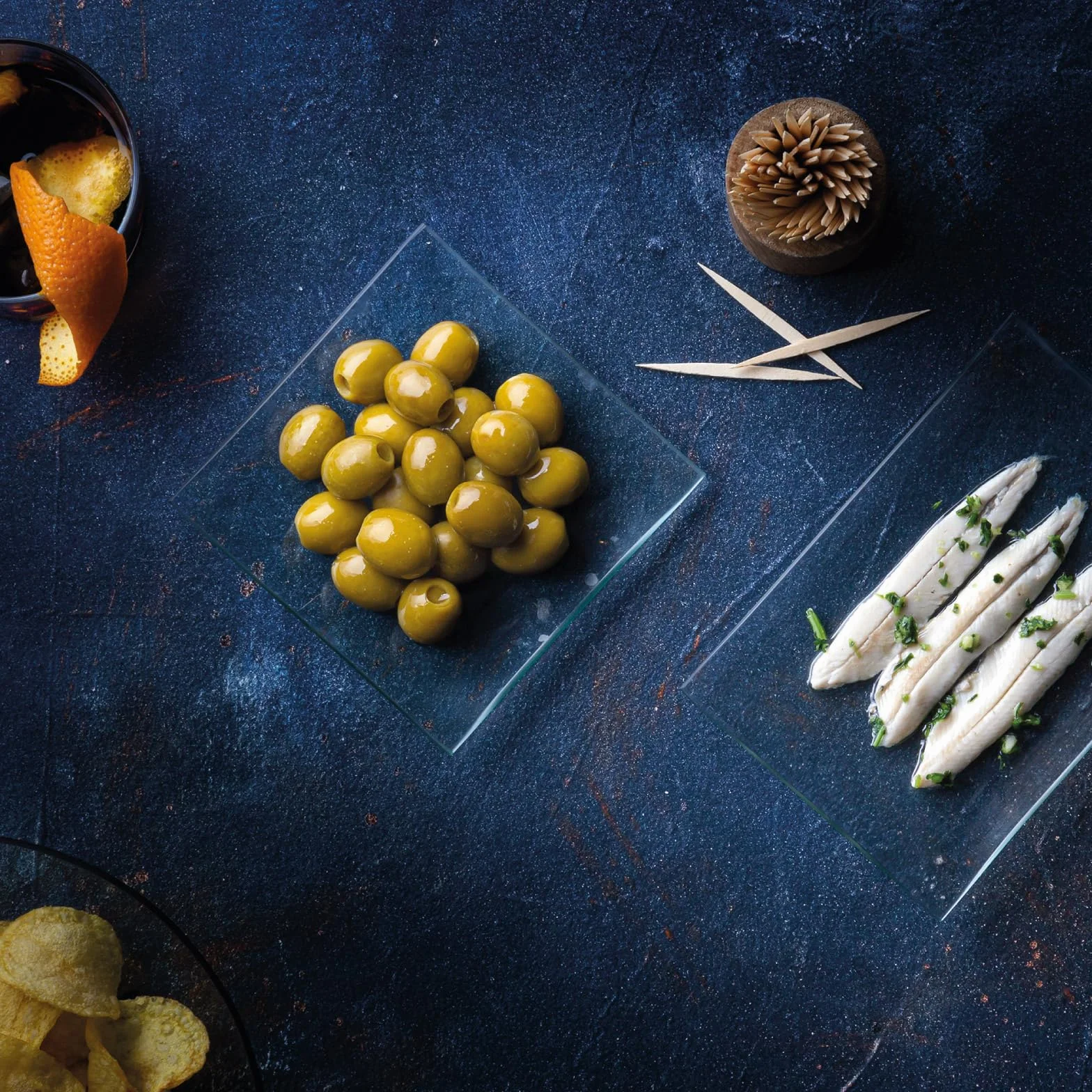 La Española Aceitunas Verdes Rellenas de Boquerón 300g Pack 12 Unidades Sin Gluten