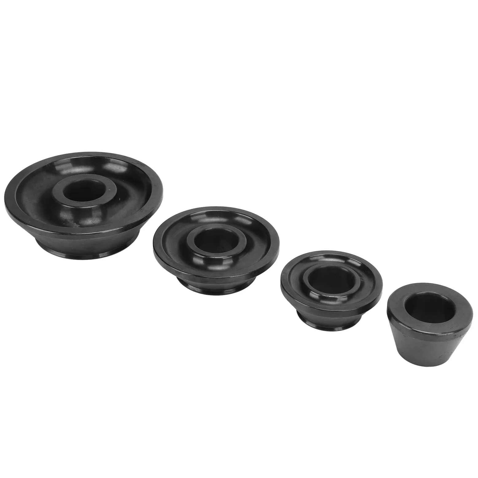 Jectse Conos de Equilibrio de Rueda de Eje de 36 Mm | Juego de Adaptadores Cónicos de Acero Al Carbono, 4 Uds., para Herramienta de Equilibrio de Neumáticos, Coche, SUV
