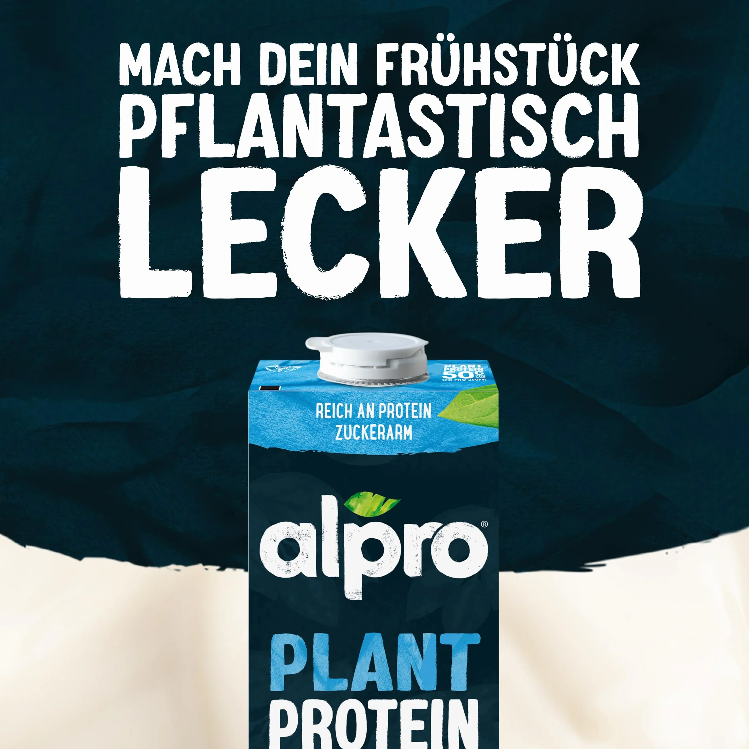 Alpro SOYA Bebida de larga duración proteínas 1 litro 50 g proteína por paquete alternativa leche vegana sin lácteos paquete de 8