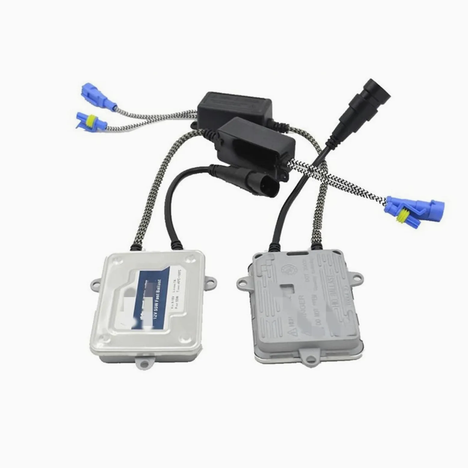 Xenón Bombilla 2 Uds 55w AC Hid Balasto De Xenón Kit De Conversión Hid Balasto De Xenón Bombilla De Xenón Color Blanco Faro De Coche Lámpara Automática H1 H7 H8