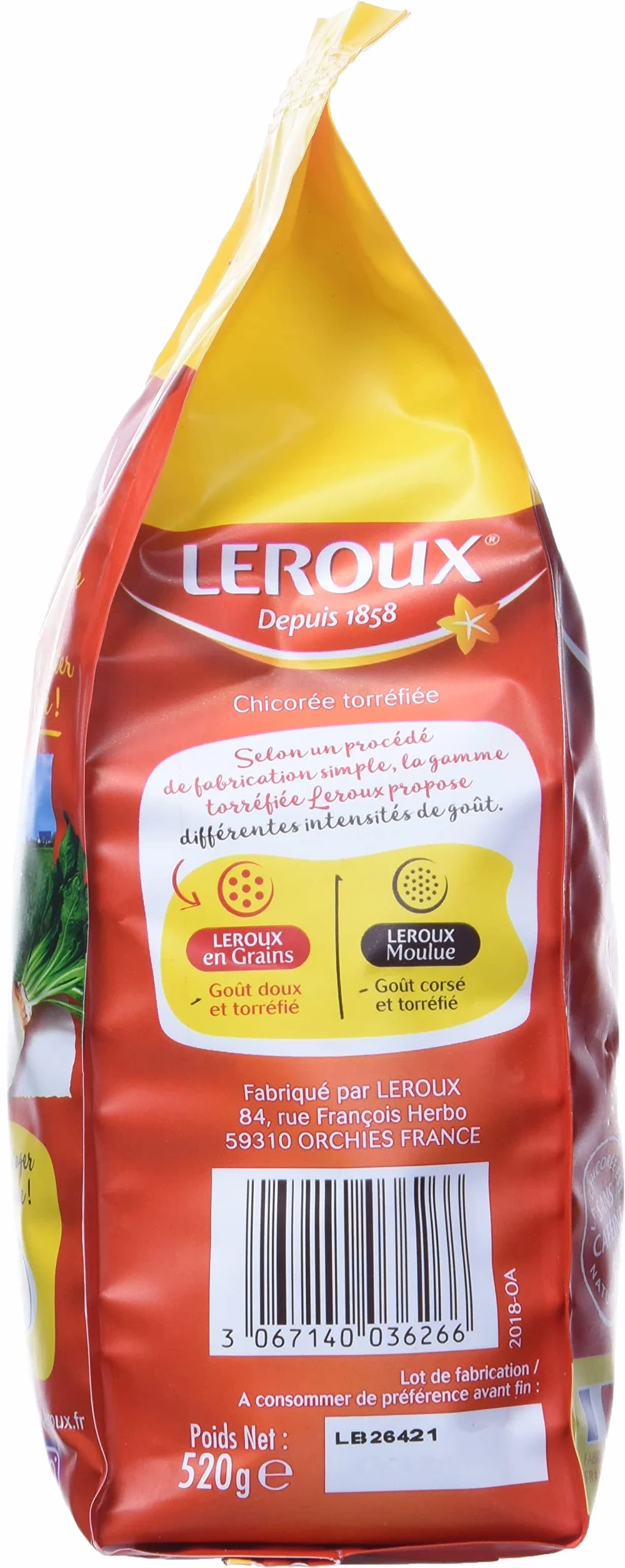 Leroux Achicoria de Francia, 520 g